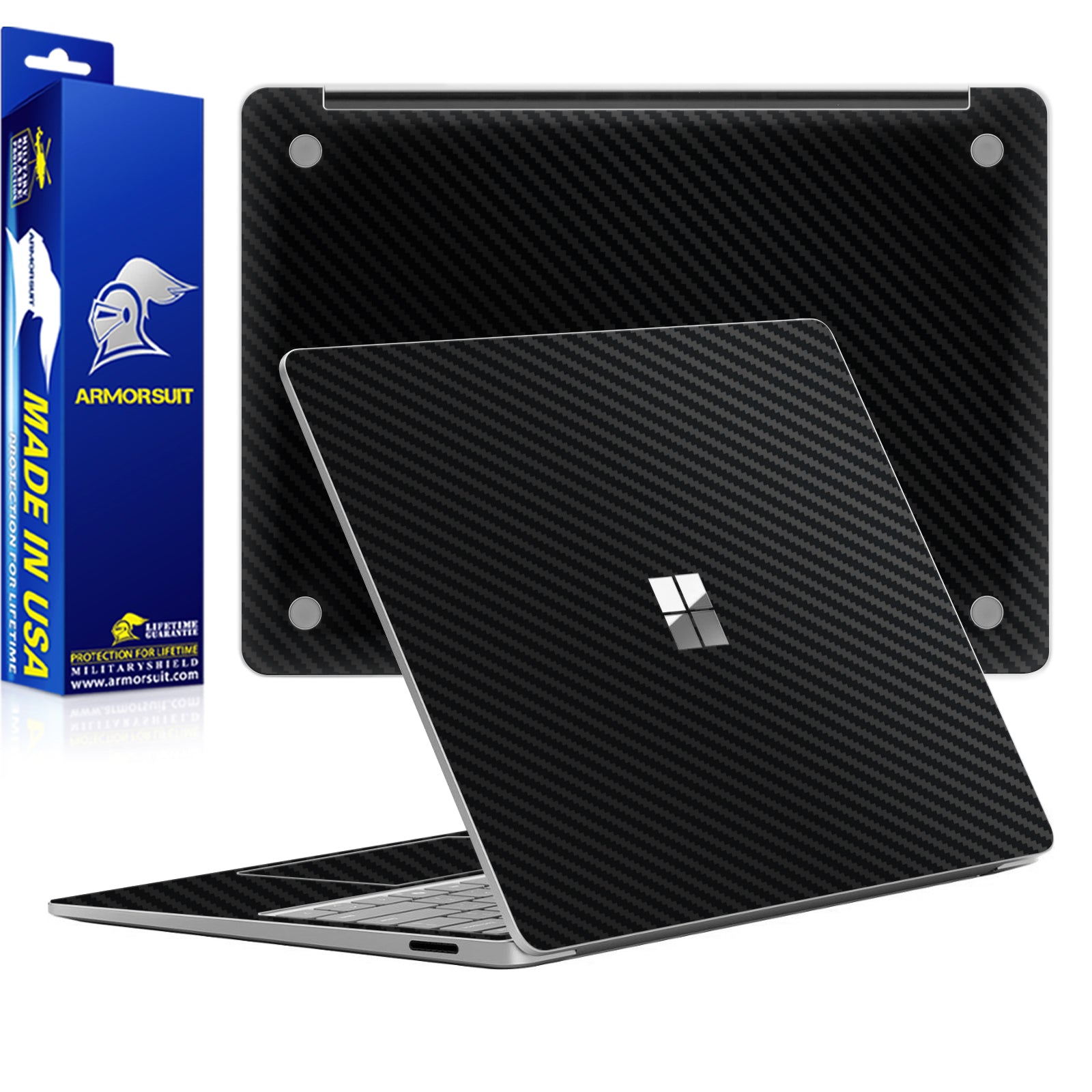 [2 Pack] Armorsuit MilitaryShield Vinyl Skin Wrap Film for Microsoft Surface 7th Edition 15 In (2024)