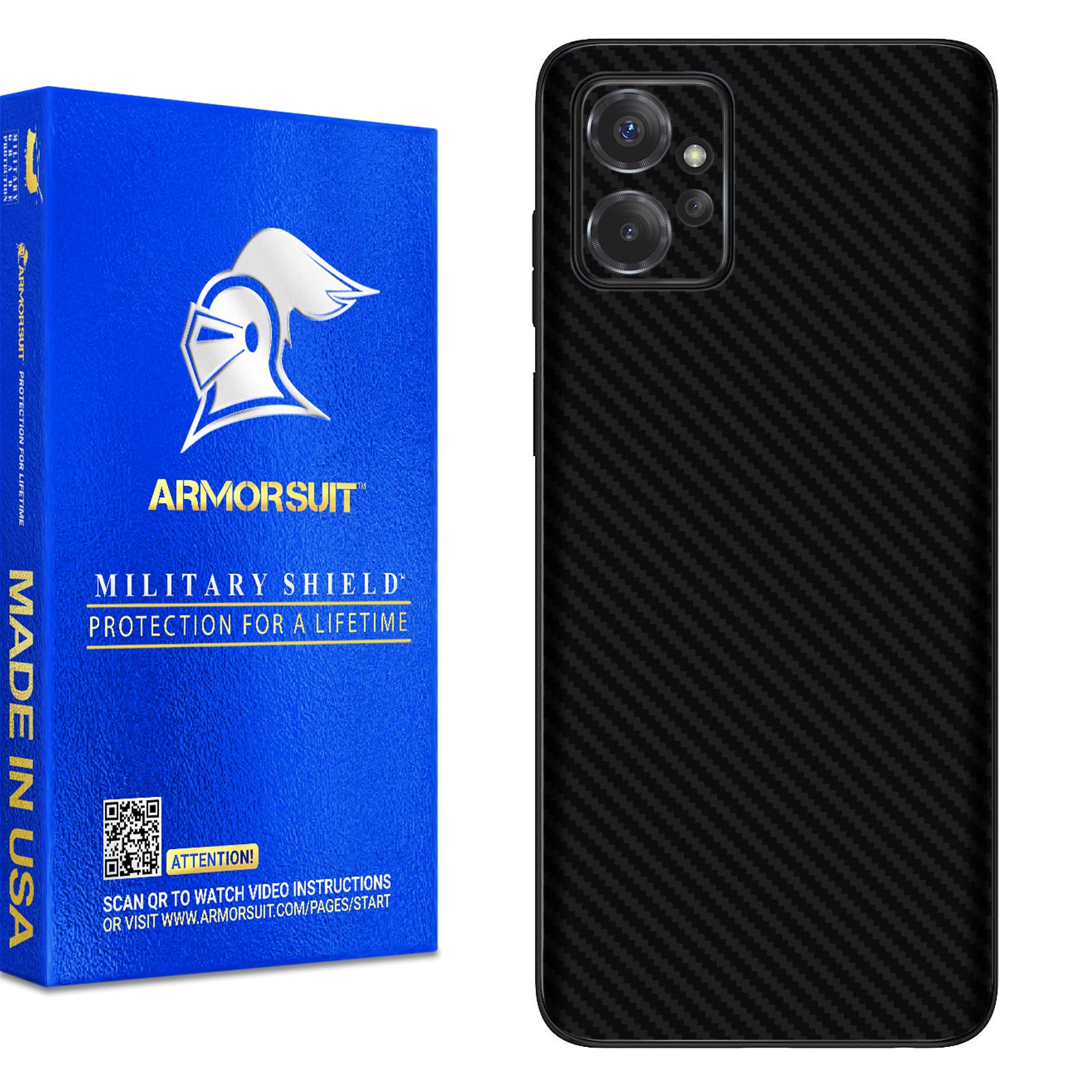 [2 Pack] Armorsuit MilitaryShield Vinyl Skin Wrap Film for Motorola Moto G Power 5G (2023)