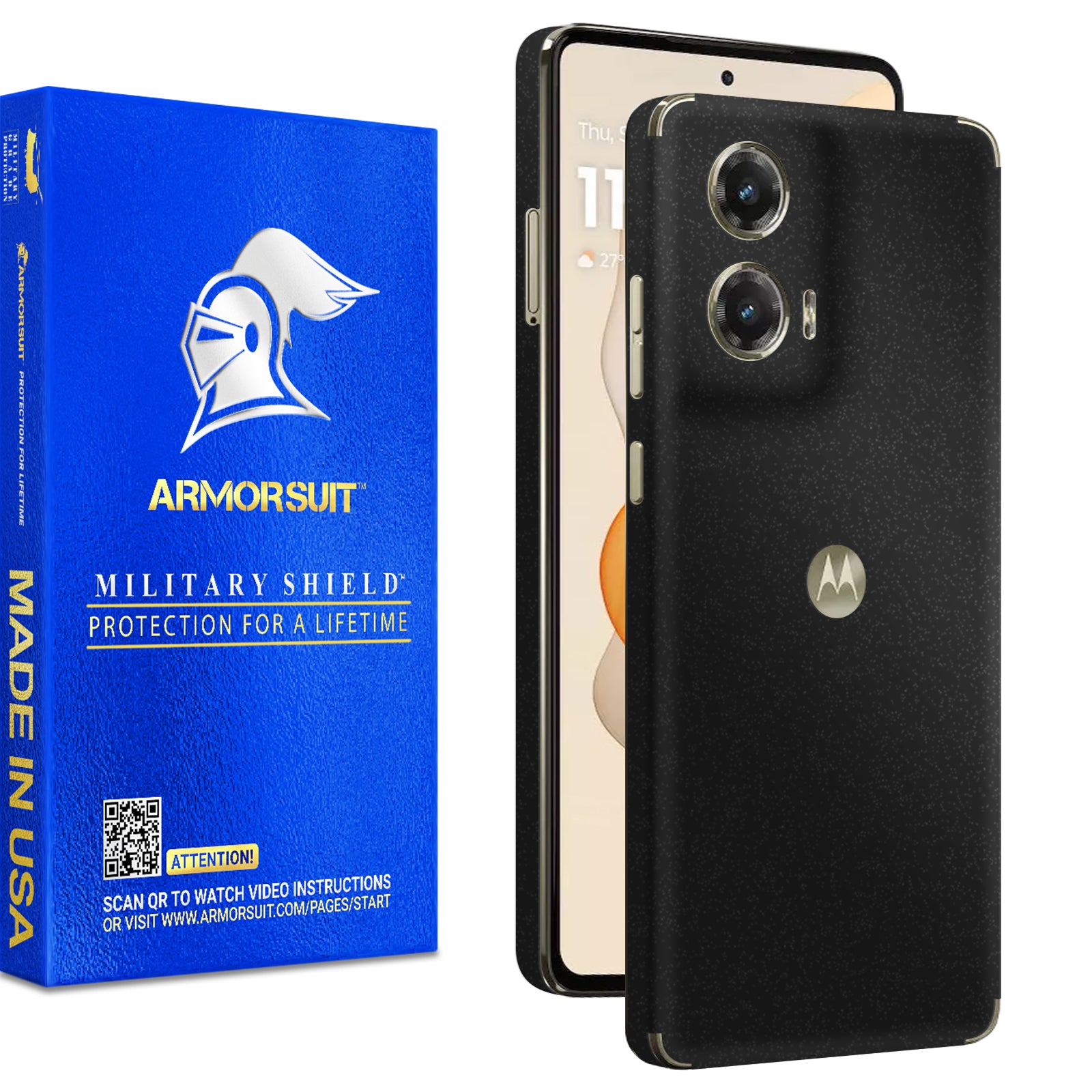 [2 Pack] ArmorSuit MilitaryShield Vinyl Skin Film Wrap for Motorola Moto G Stylus 5G (6.7 Inch, 2024)