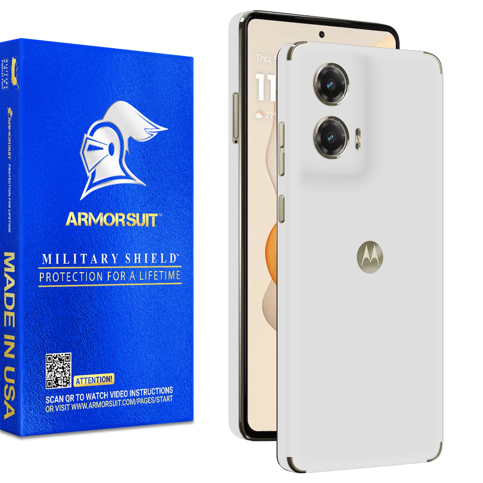 [2 Pack] ArmorSuit MilitaryShield Vinyl Skin Film Wrap for Motorola Moto G Stylus 5G (6.7 Inch, 2024)