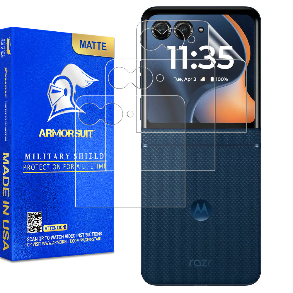 [3 Pack] Armorsuit MilitaryShield Screen Protector Film for Motorola Razr (2025) - Front Only