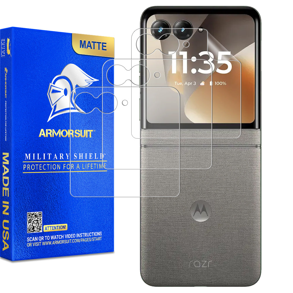 [3 Pack] ArmorSuit MilitaryShield Screen Protector for Motorola Razr (2026)