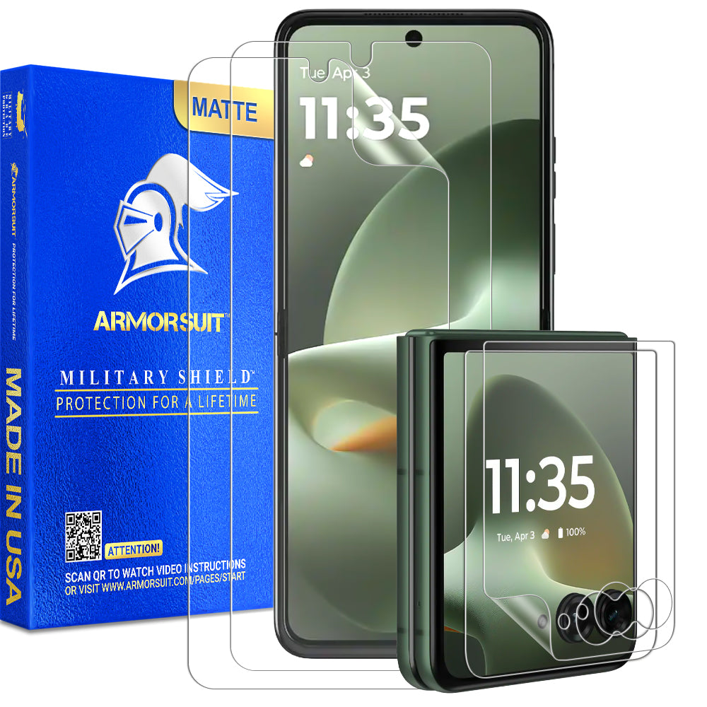[2+2 Pack] ArmorSuit MilitaryShield Screen Protector for Motorola Razr Plus (2026)