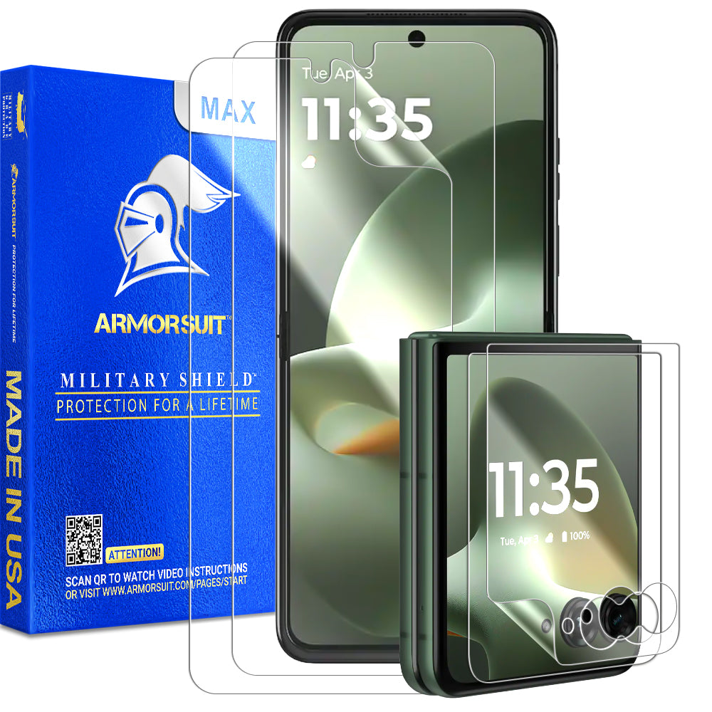 [2+2 Pack] ArmorSuit MilitaryShield Screen Protector for Motorola Razr Plus (2026)