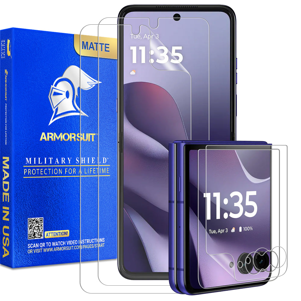 [2+2 Pack] ArmorSuit MilitaryShield Screen Protector for Motorola Razr Ultra (2026)