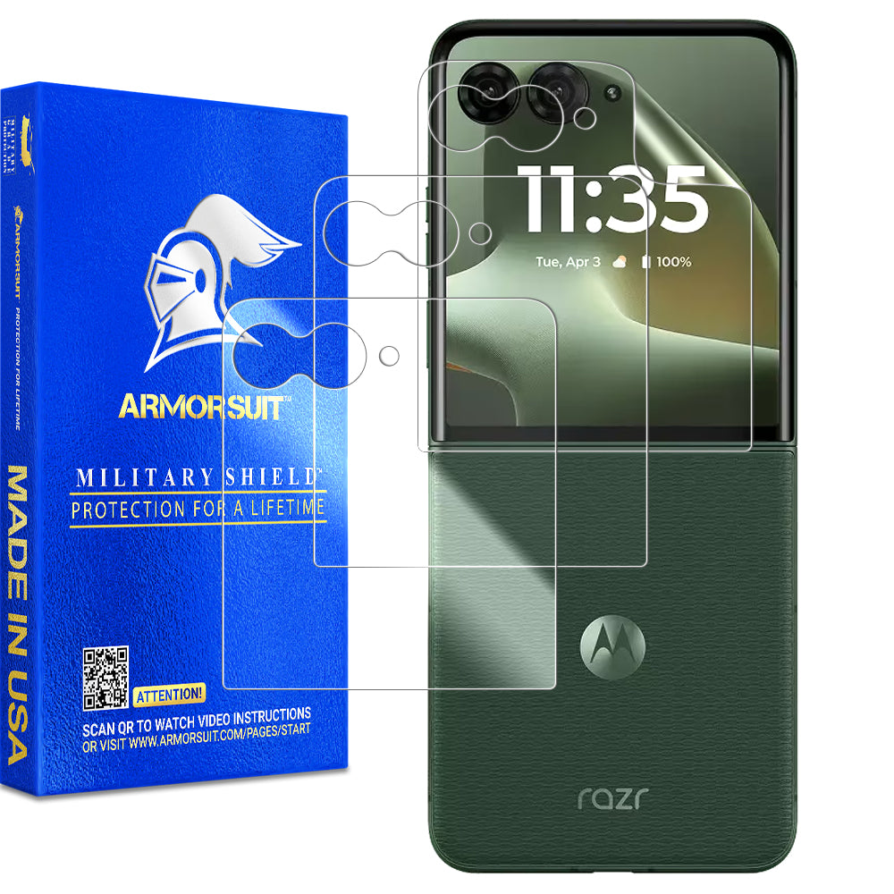 [3 Pack] ArmorSuit MilitaryShield Screen Protector for Motorola Razr Plus (2026)