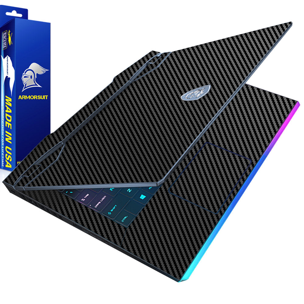 [2 Pack] Armorsuit Vinyl Skin Wrap Film for MSI GE66 Raider 15.6"