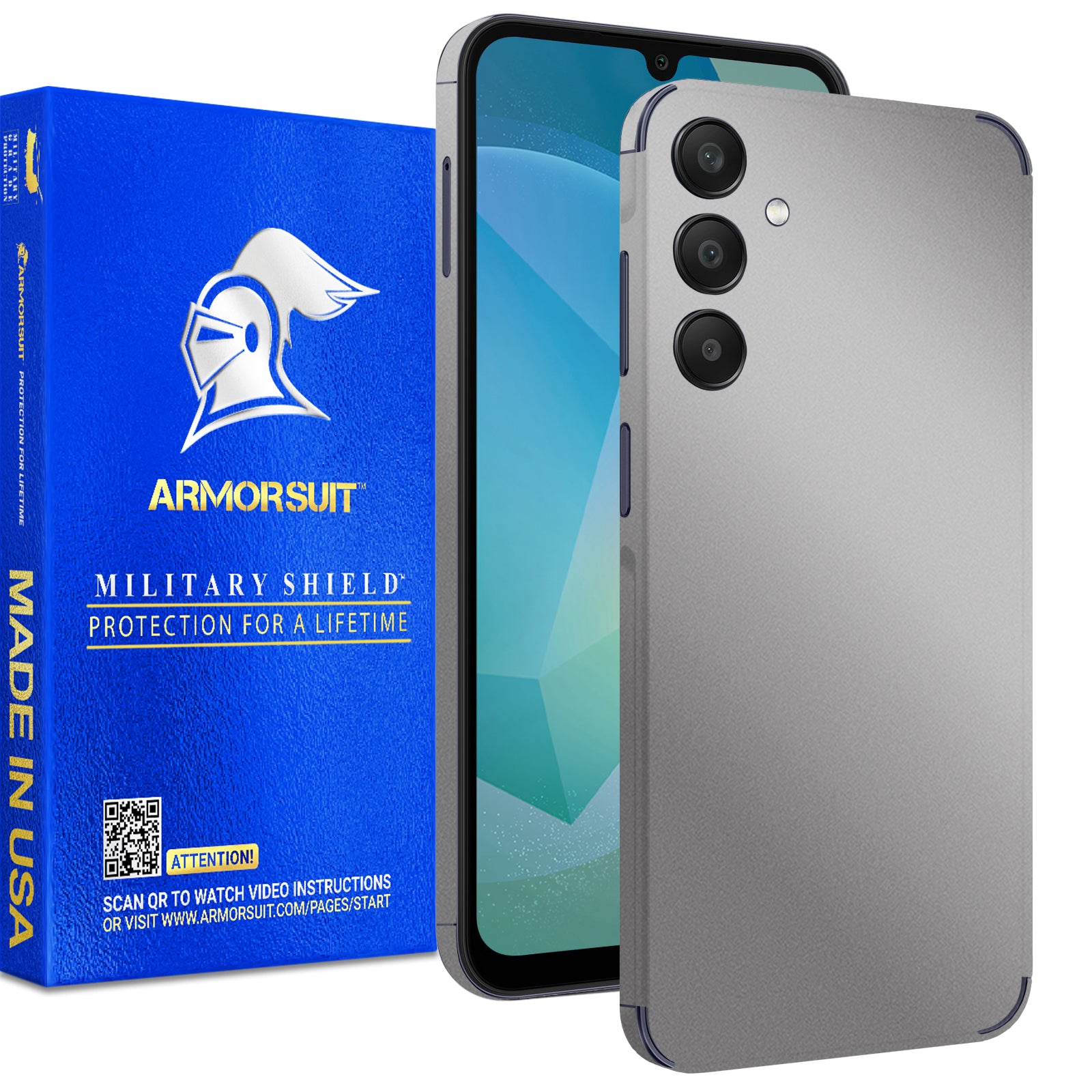 [2 Pack] Armorsuit MilitaryShield Vinyl Skin Wrap Film for Samsung Galaxy A16 5G