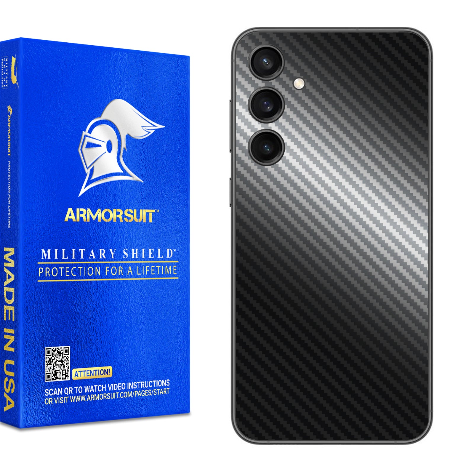 [2 Pack] Armorsuit MilitaryShield Vinyl Skin Wrap Film for Samsung Galaxy A16 5G