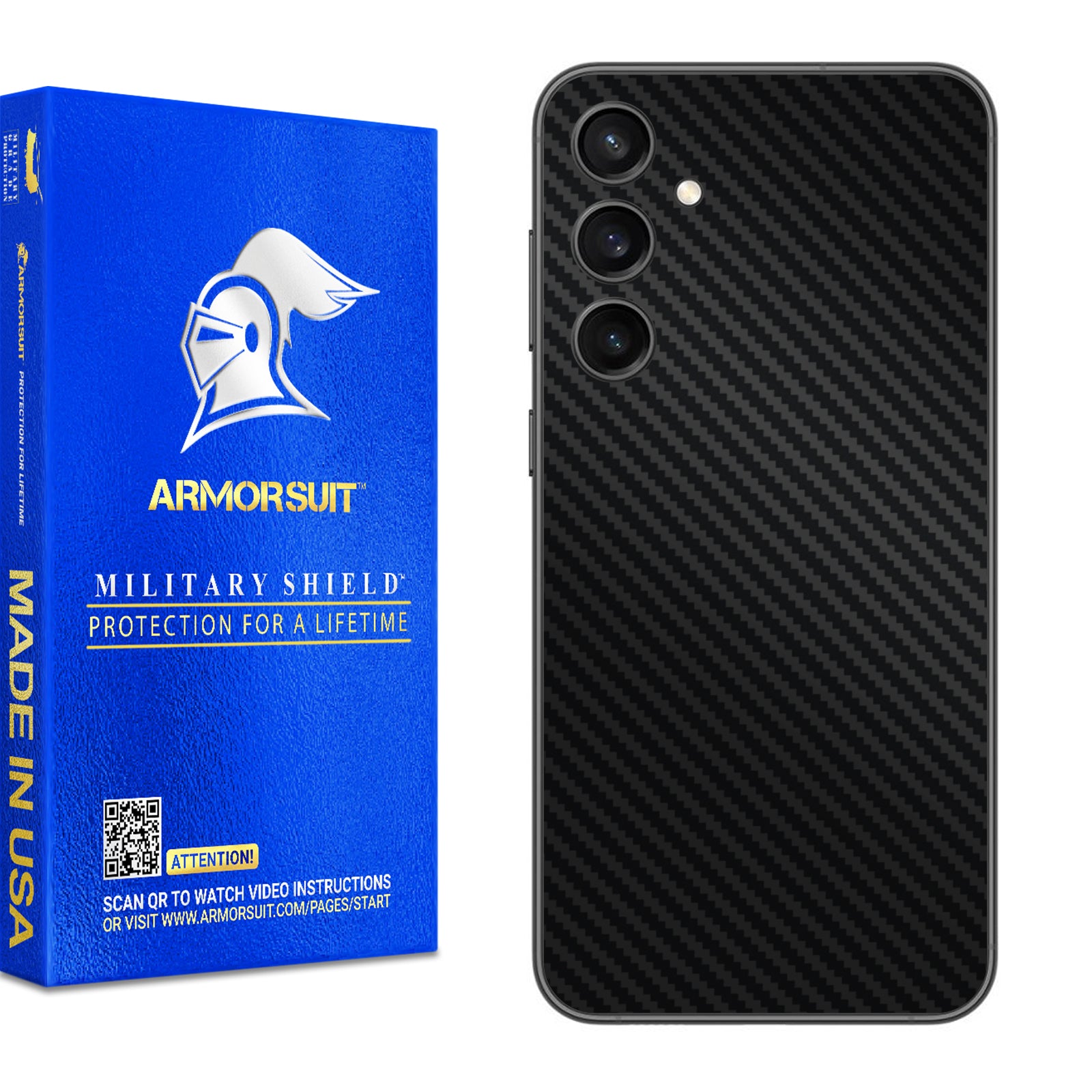 [2 Pack] Armorsuit MilitaryShield Vinyl Skin Wrap Film for Samsung Galaxy A16 5G