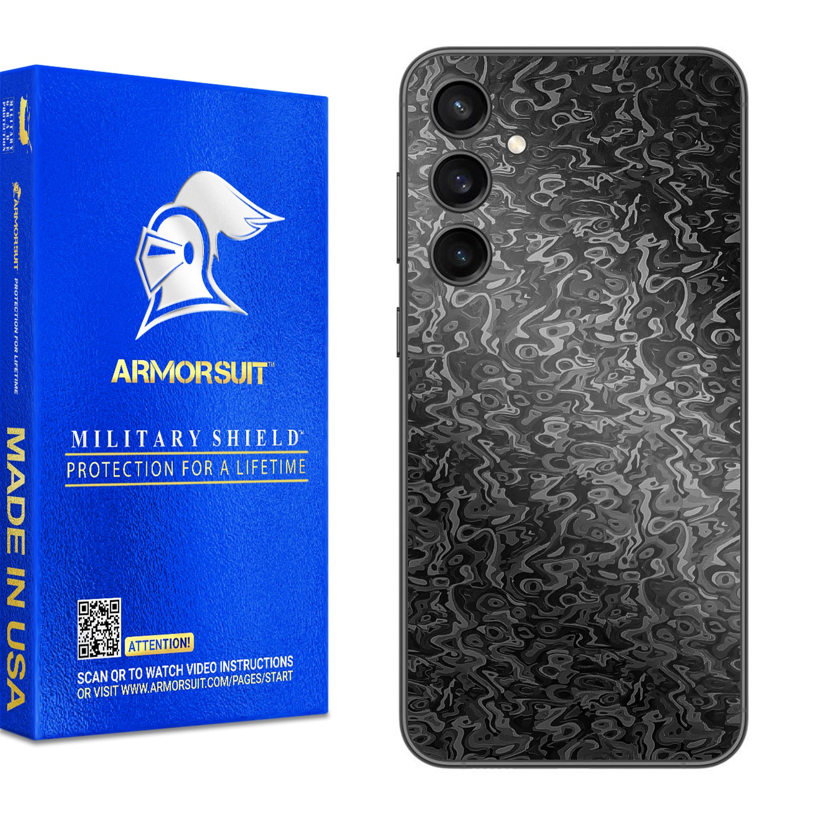 [2 Pack] Armorsuit MilitaryShield Vinyl Skin Wrap Film for Samsung Galaxy A16 5G