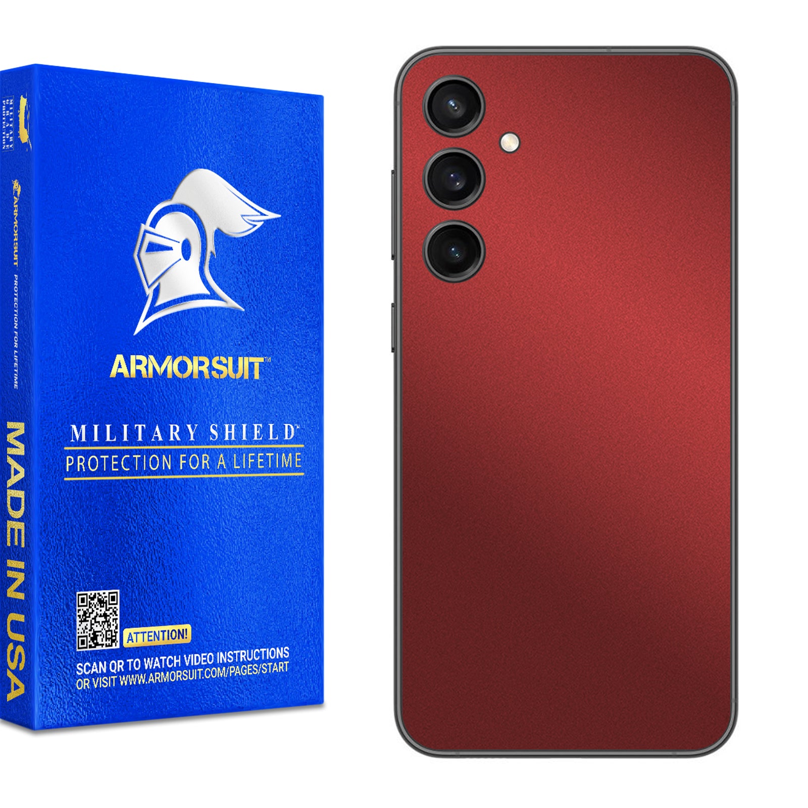 [2 Pack] Armorsuit MilitaryShield Vinyl Skin Wrap Film for Samsung Galaxy A16 5G