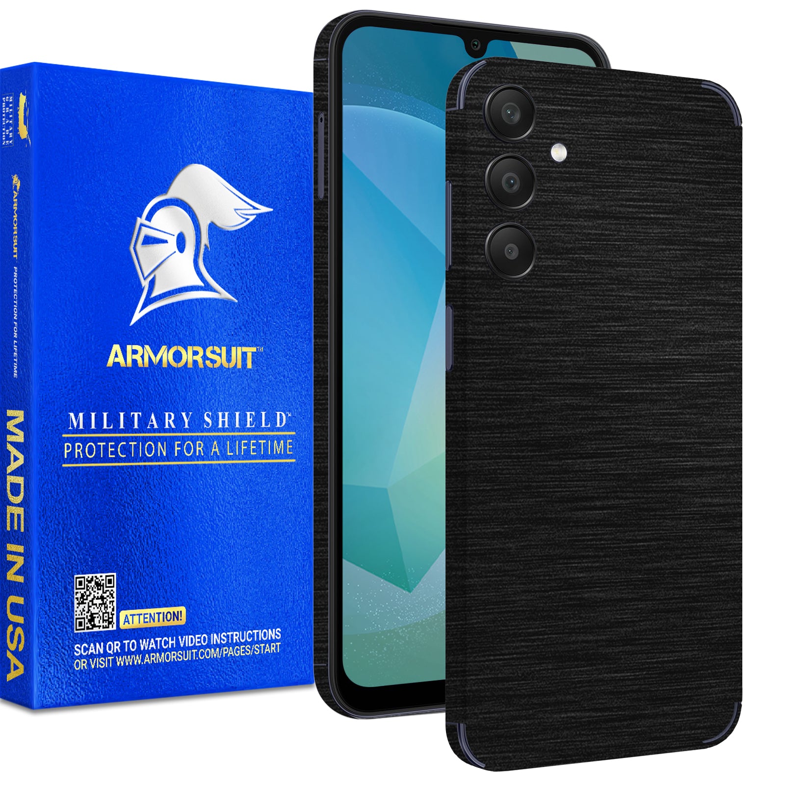 [2 Pack] Armorsuit MilitaryShield Vinyl Skin Wrap Film for Samsung Galaxy A16 5G