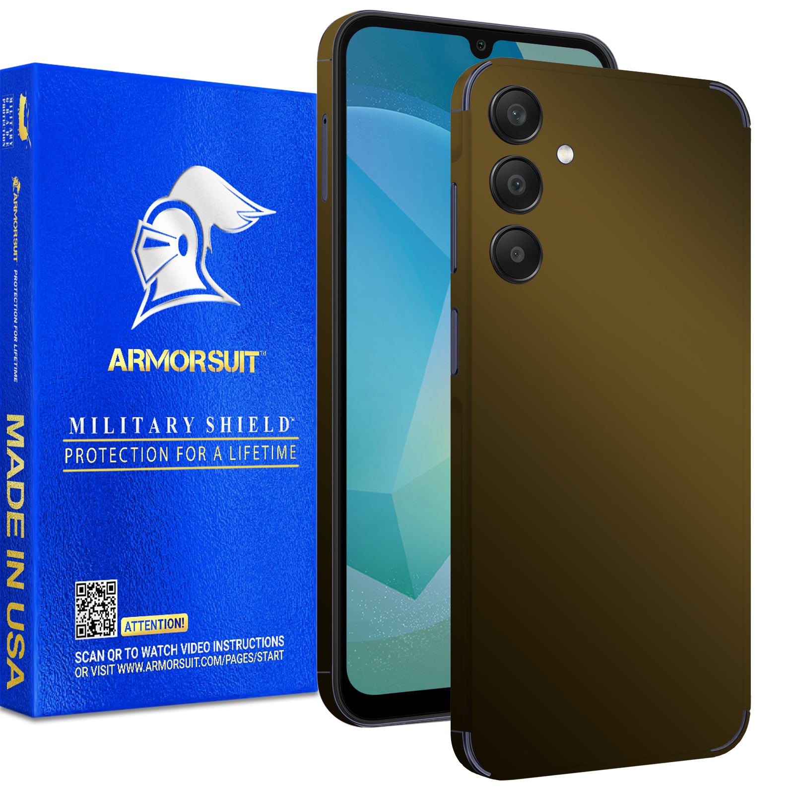 [2 Pack] Armorsuit MilitaryShield Vinyl Skin Wrap Film for Samsung Galaxy A16 5G