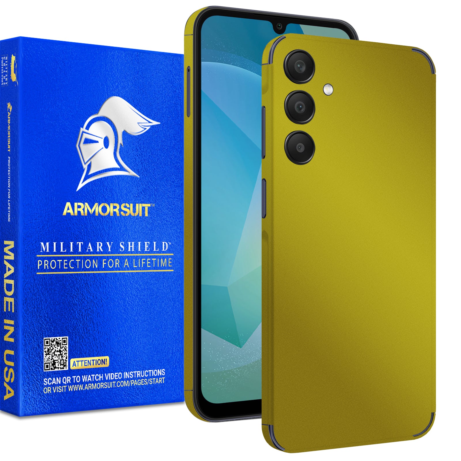 [2 Pack] Armorsuit MilitaryShield Vinyl Skin Wrap Film for Samsung Galaxy A16 5G