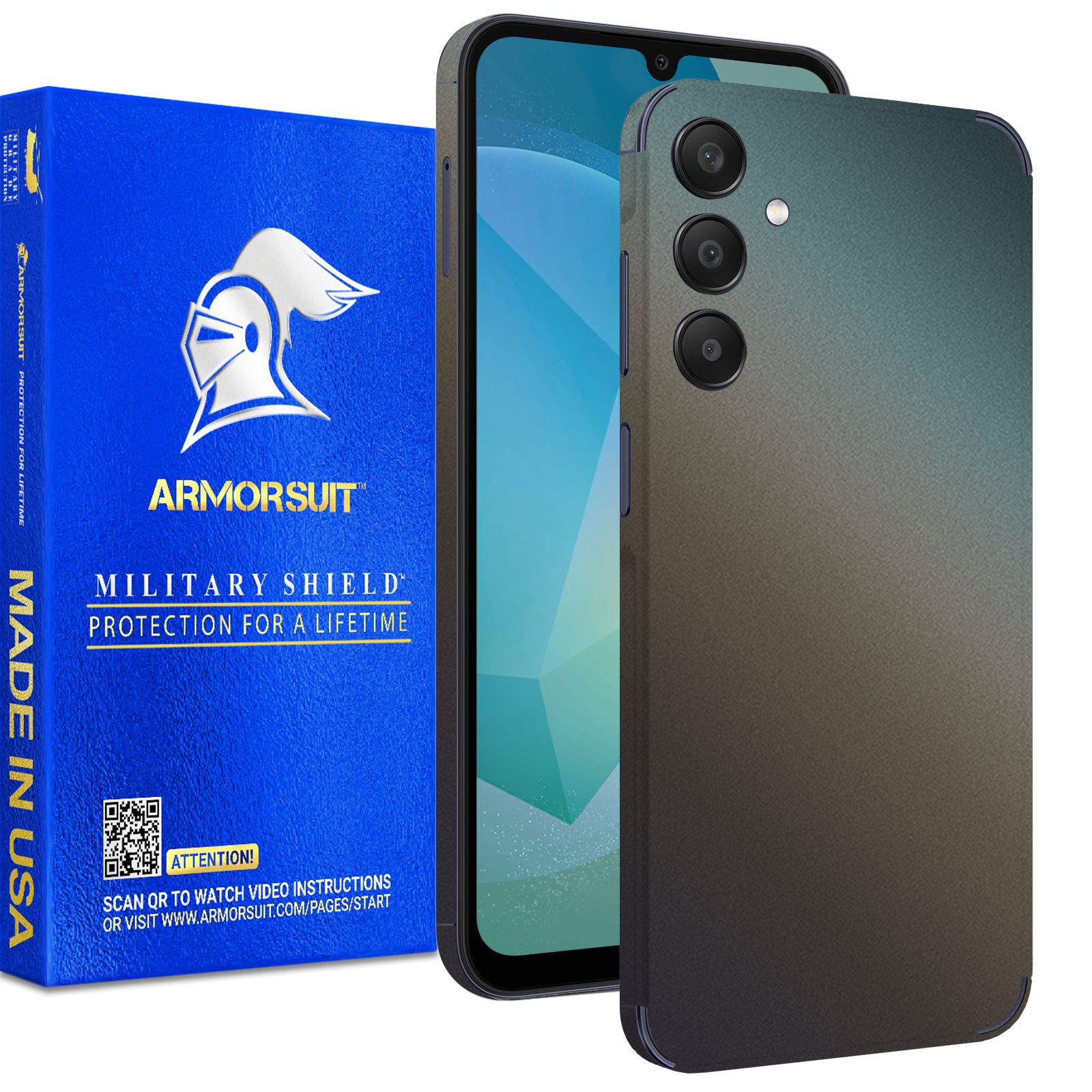 [2 Pack] Armorsuit MilitaryShield Vinyl Skin Wrap Film for Samsung Galaxy A16 5G