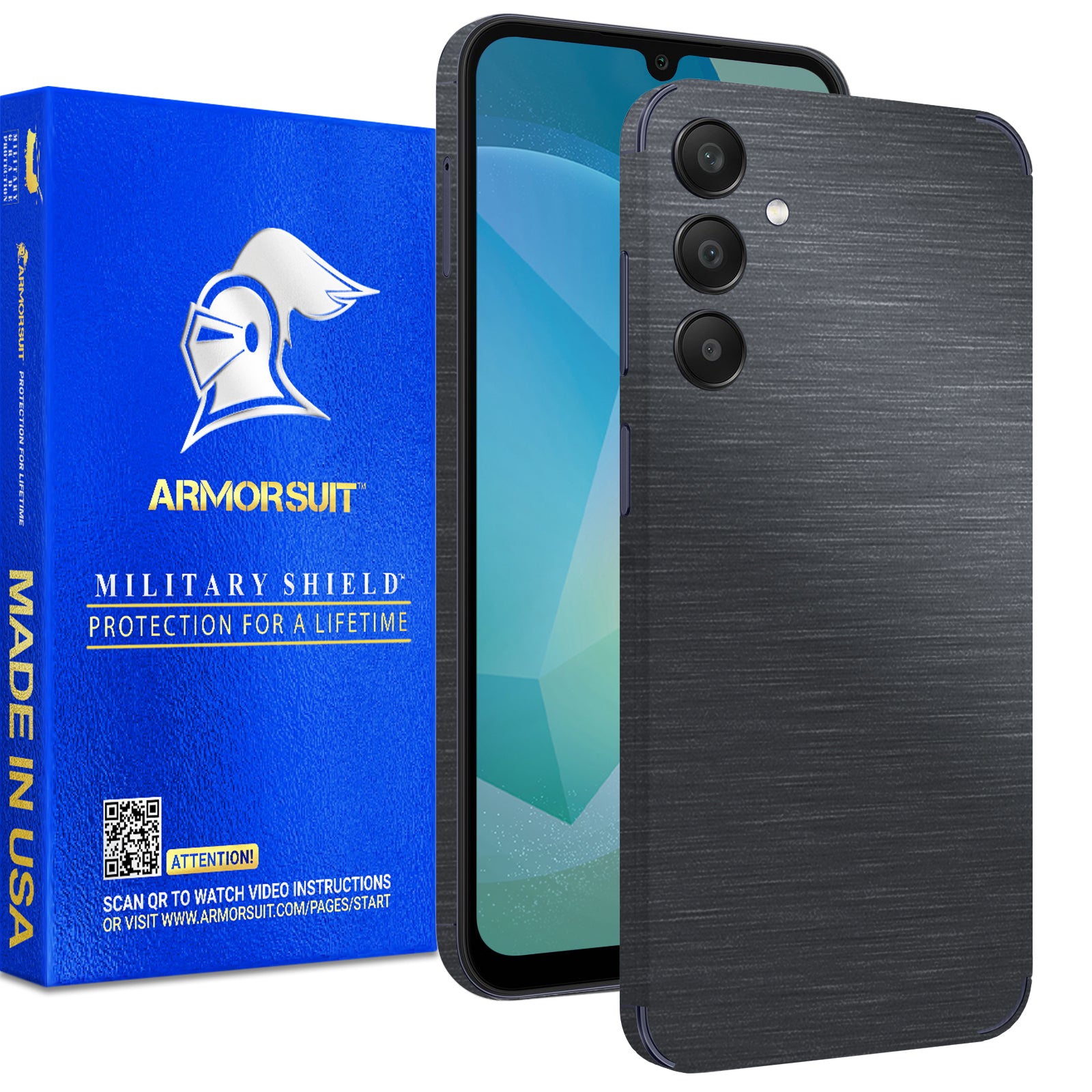 [2 Pack] Armorsuit MilitaryShield Vinyl Skin Wrap Film for Samsung Galaxy A16 5G