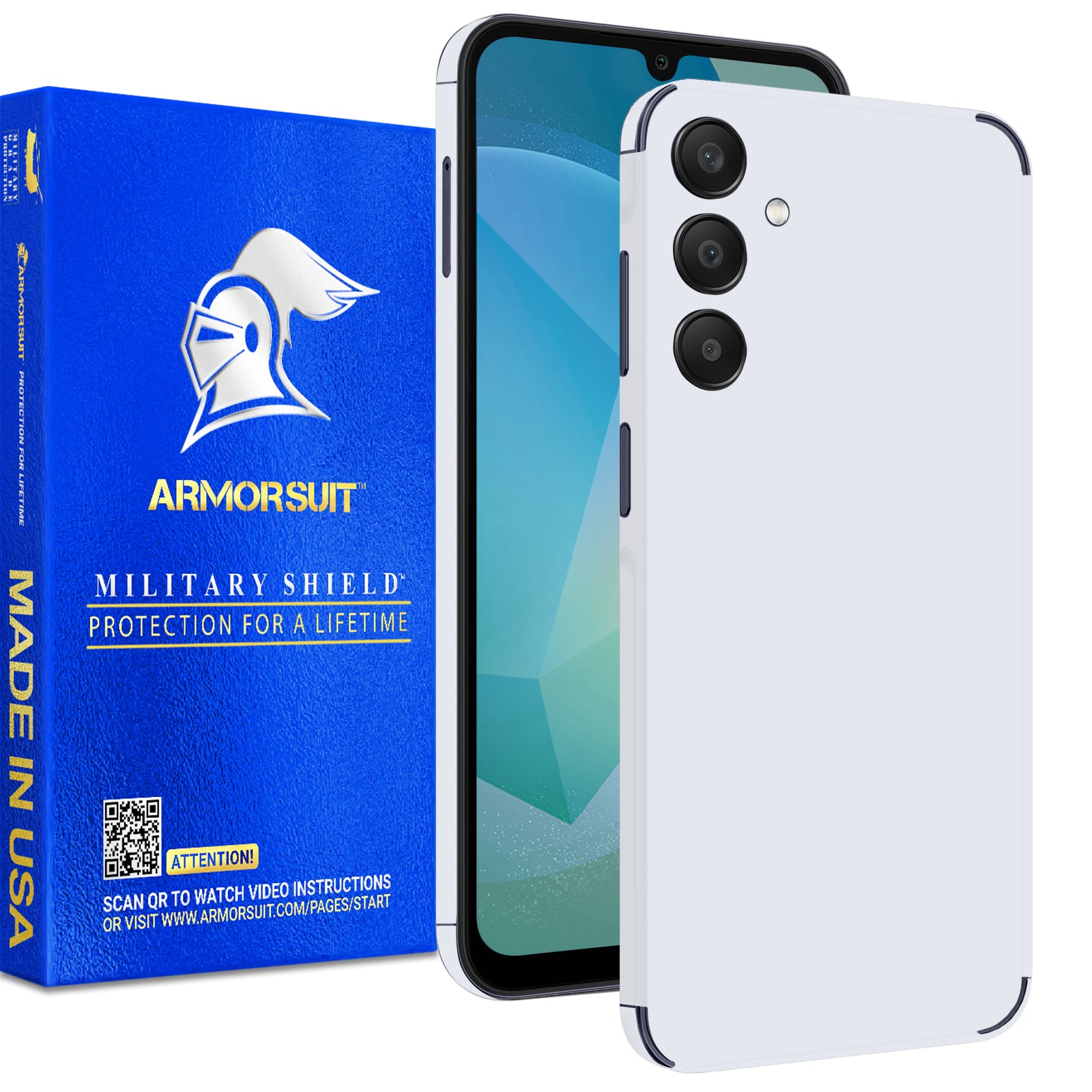 [2 Pack] Armorsuit MilitaryShield Vinyl Skin Wrap Film for Samsung Galaxy A16 5G