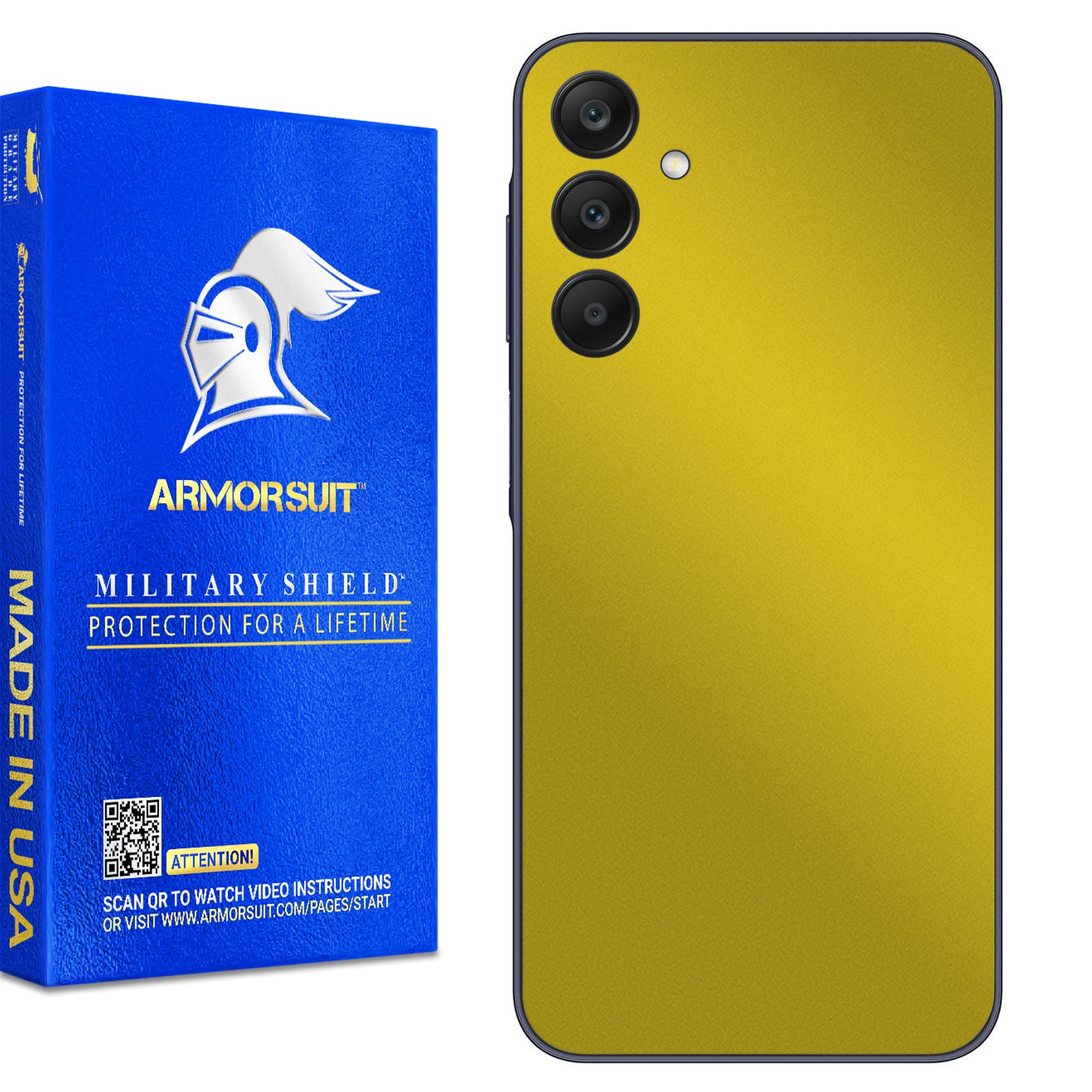 [2 Pack] Armorsuit MilitaryShield Vinyl Skin Wrap Film for Samsung Galaxy A25