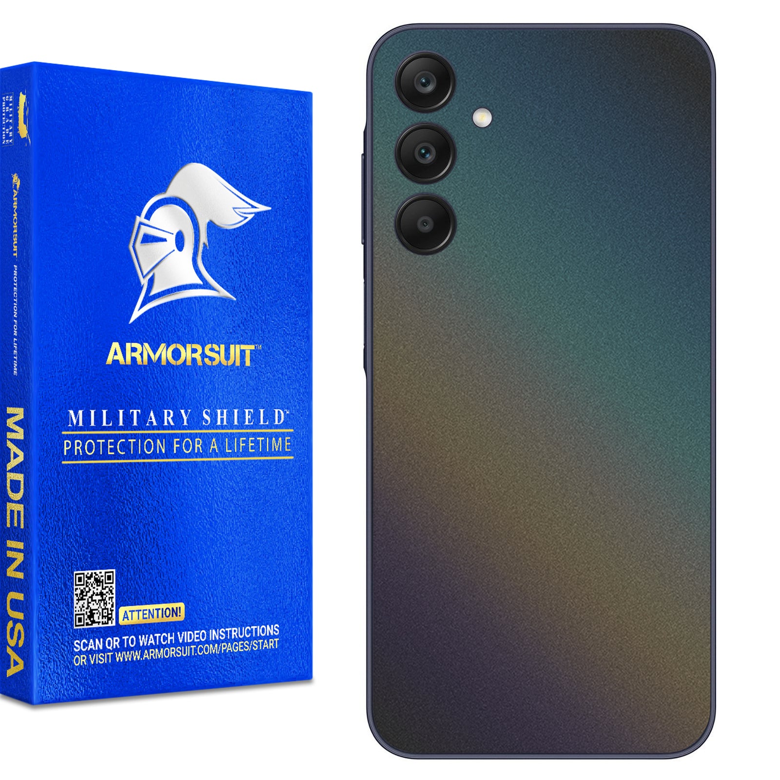[2 Pack] Armorsuit MilitaryShield Vinyl Skin Wrap Film for Samsung Galaxy A25