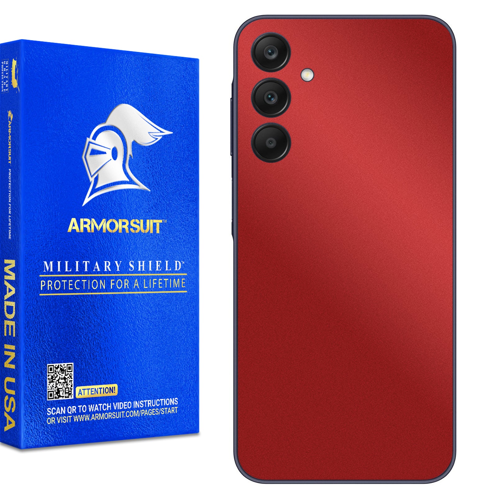 [2 Pack] Armorsuit MilitaryShield Vinyl Skin Wrap Film for Samsung Galaxy A25