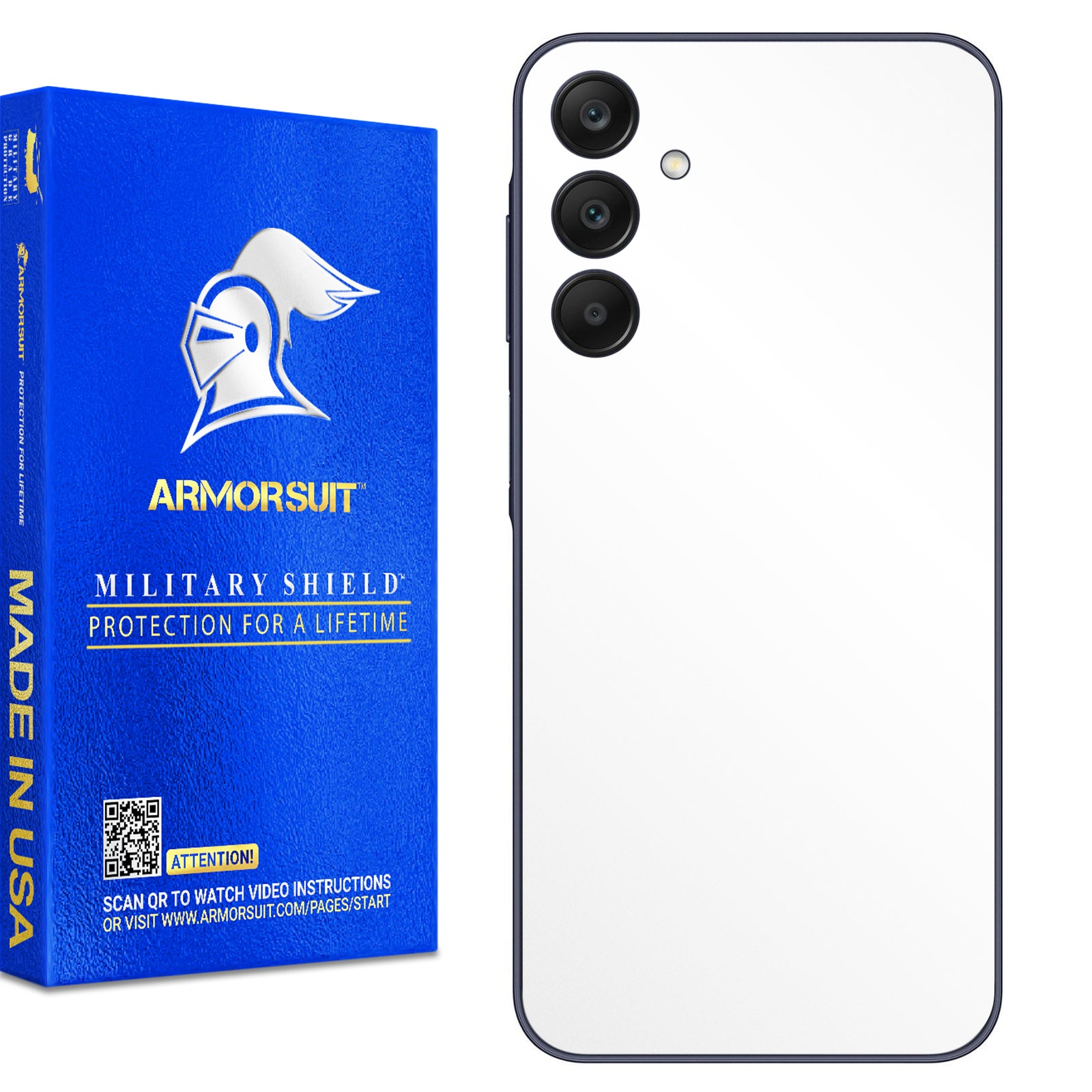 [2 Pack] Armorsuit MilitaryShield Vinyl Skin Wrap Film for Samsung Galaxy A25