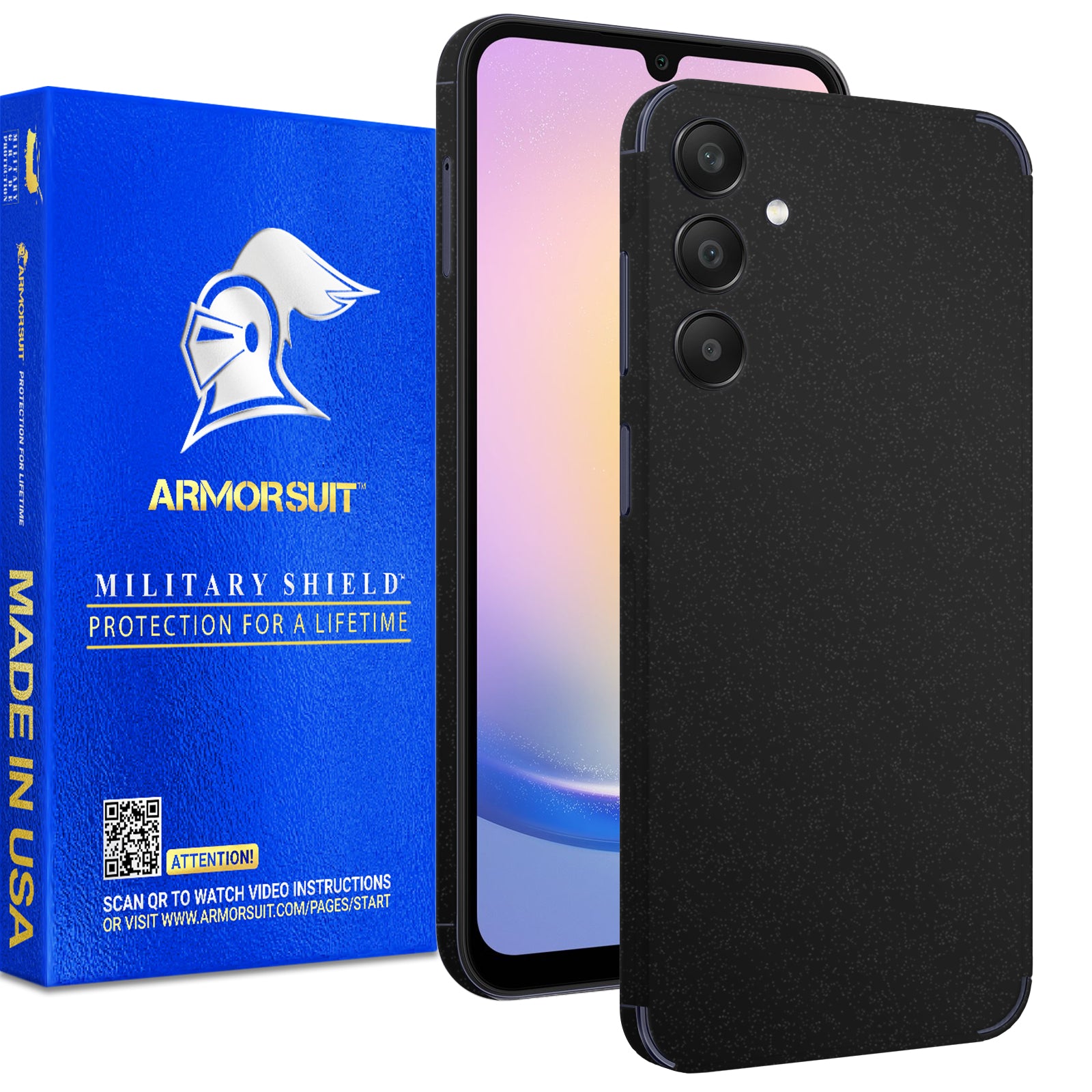 [2 Pack] Armorsuit MilitaryShield Vinyl Skin Wrap Film for Samsung Galaxy A25