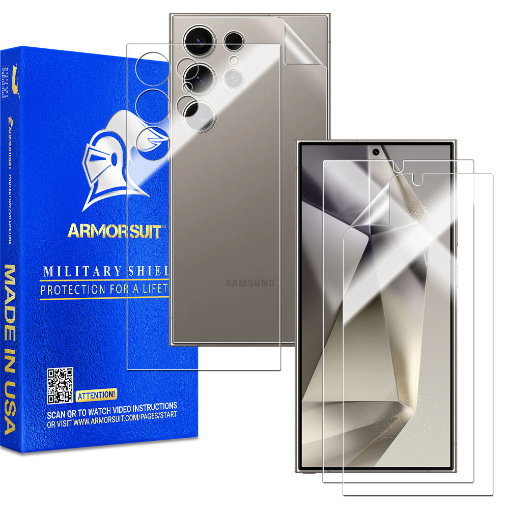 [2 Pack] ArmorSuit Screen Protector designed for Samsung Galaxy S24 Ultra (2024)