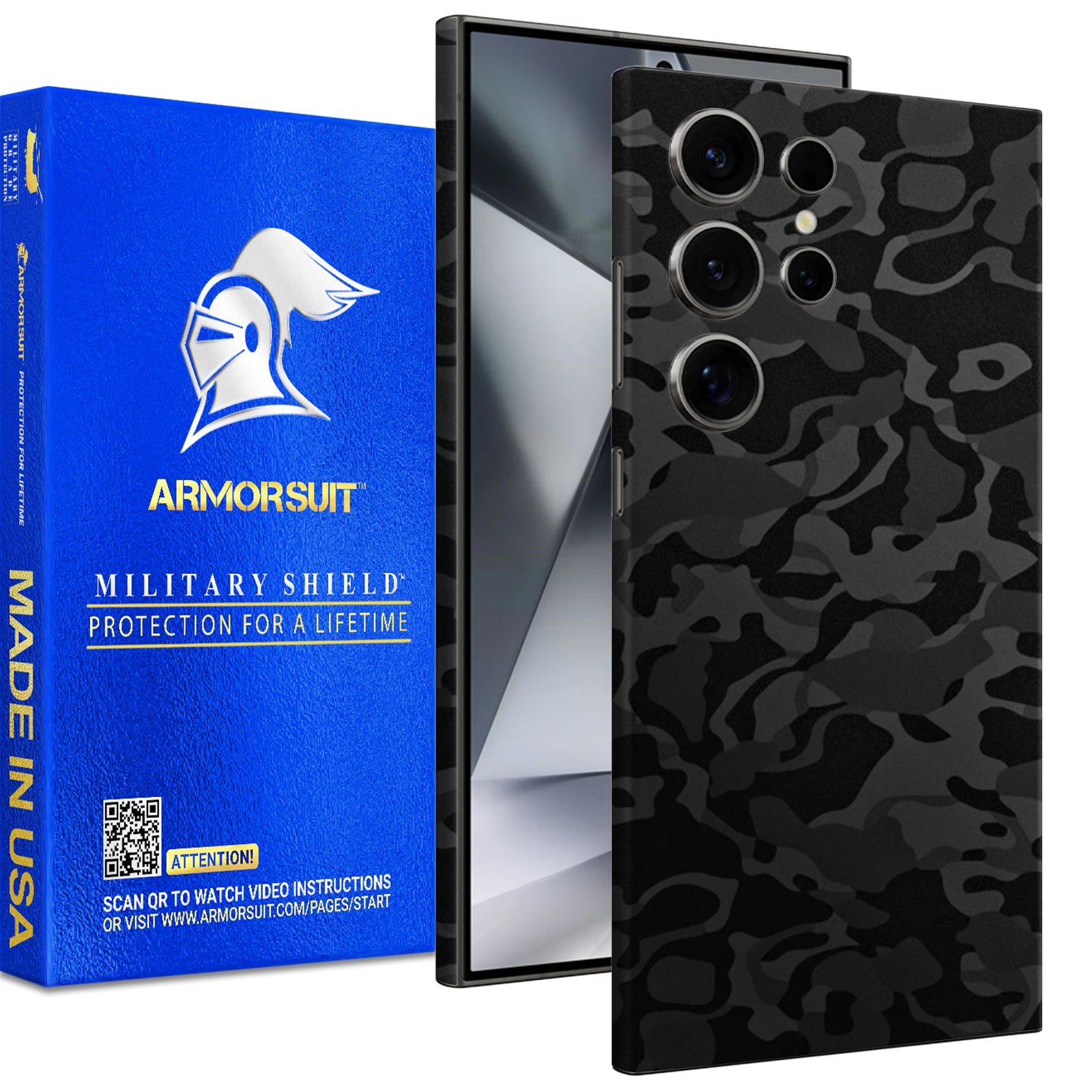 Armorsuit MilitaryShield Vinyl Skin Wrap Film for Samsung S24 Ultra