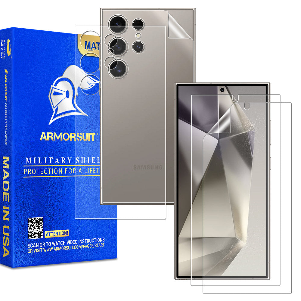 [2 Pack] ArmorSuit Screen Protector designed for Samsung Galaxy S24 Ultra (2024)