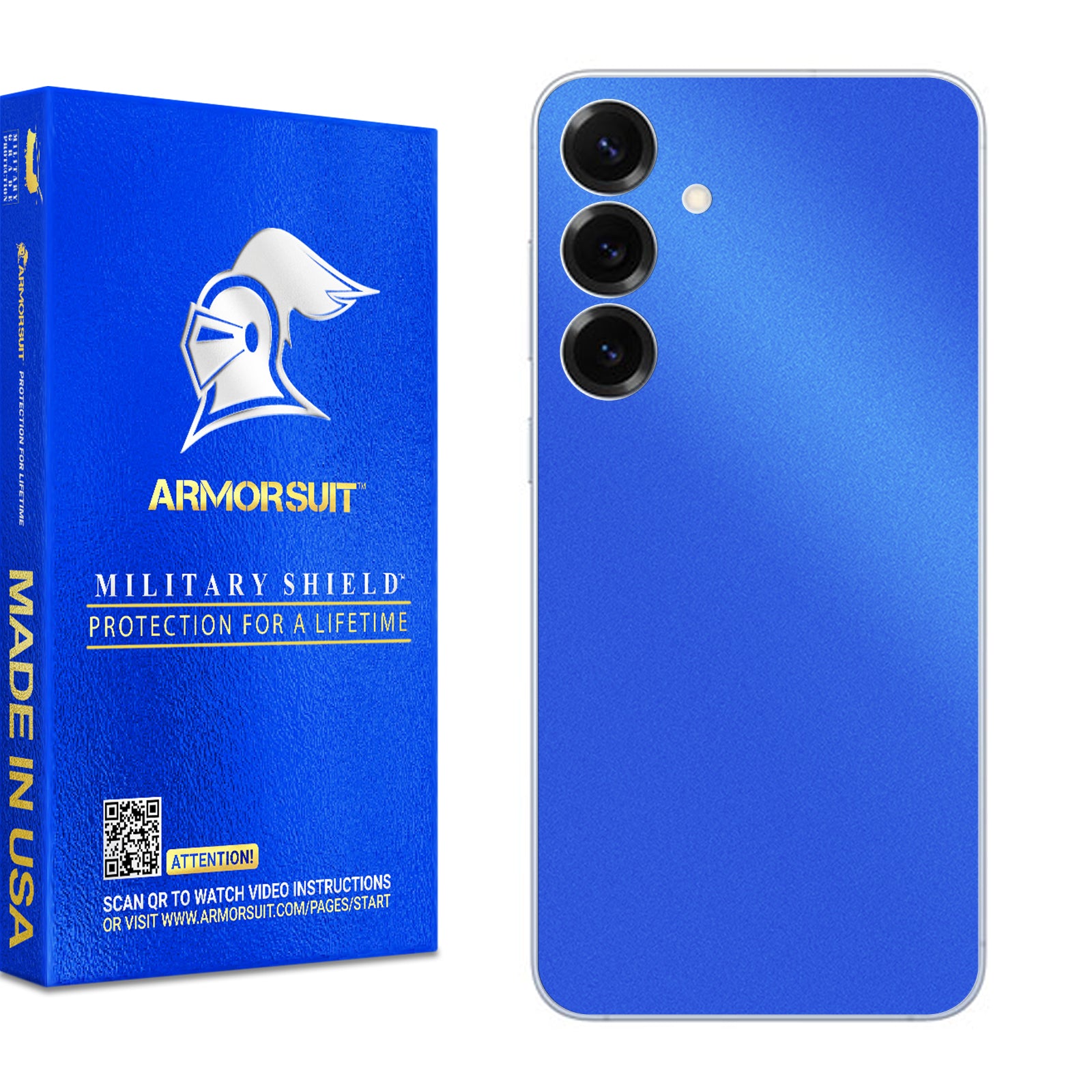 [2 Pack] Armorsuit MilitaryShield Vinyl Skin Wrap Film for Samsung Galaxy S25 Plus