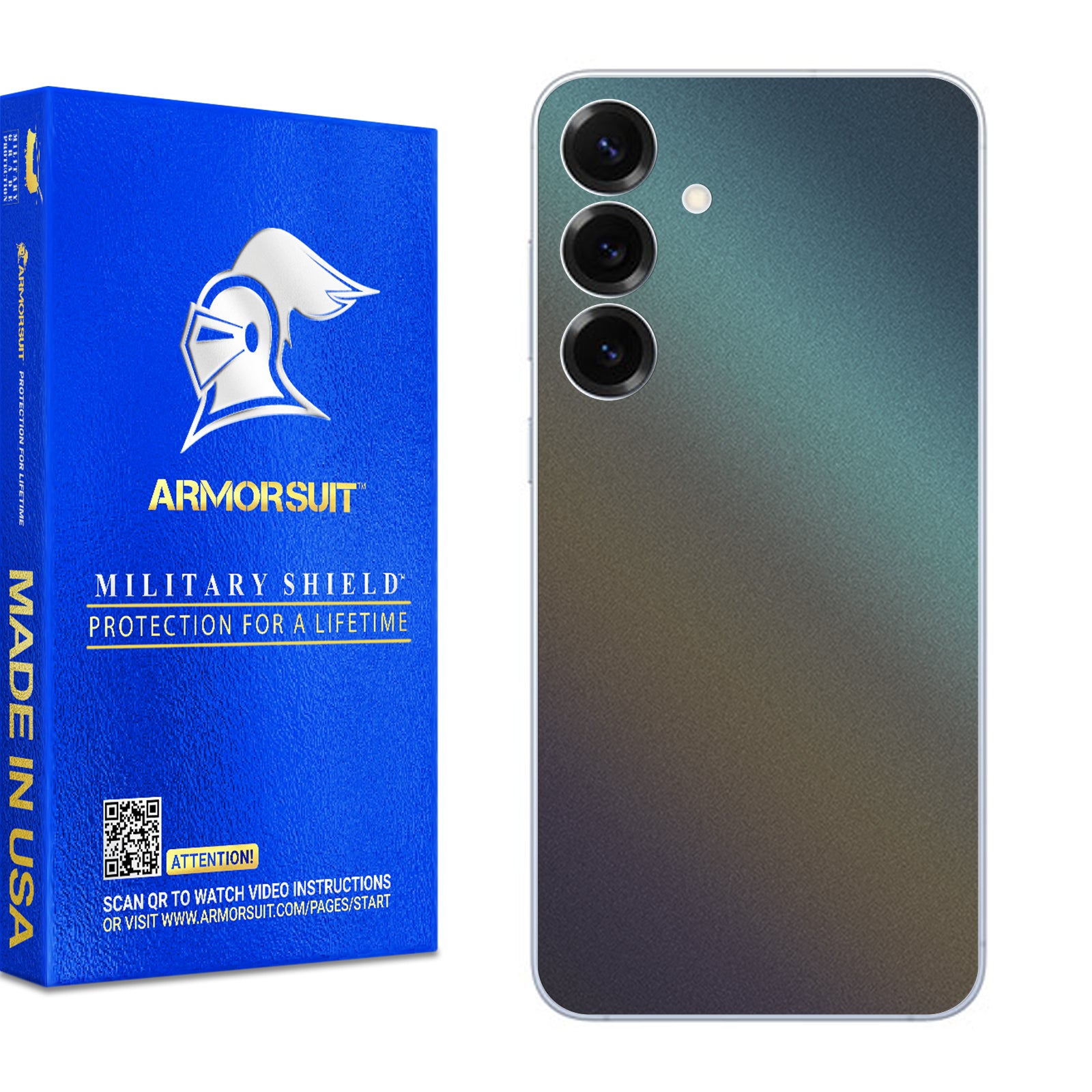 [2 Pack] Armorsuit MilitaryShield Vinyl Skin Wrap Film for Samsung Galaxy S25 Plus