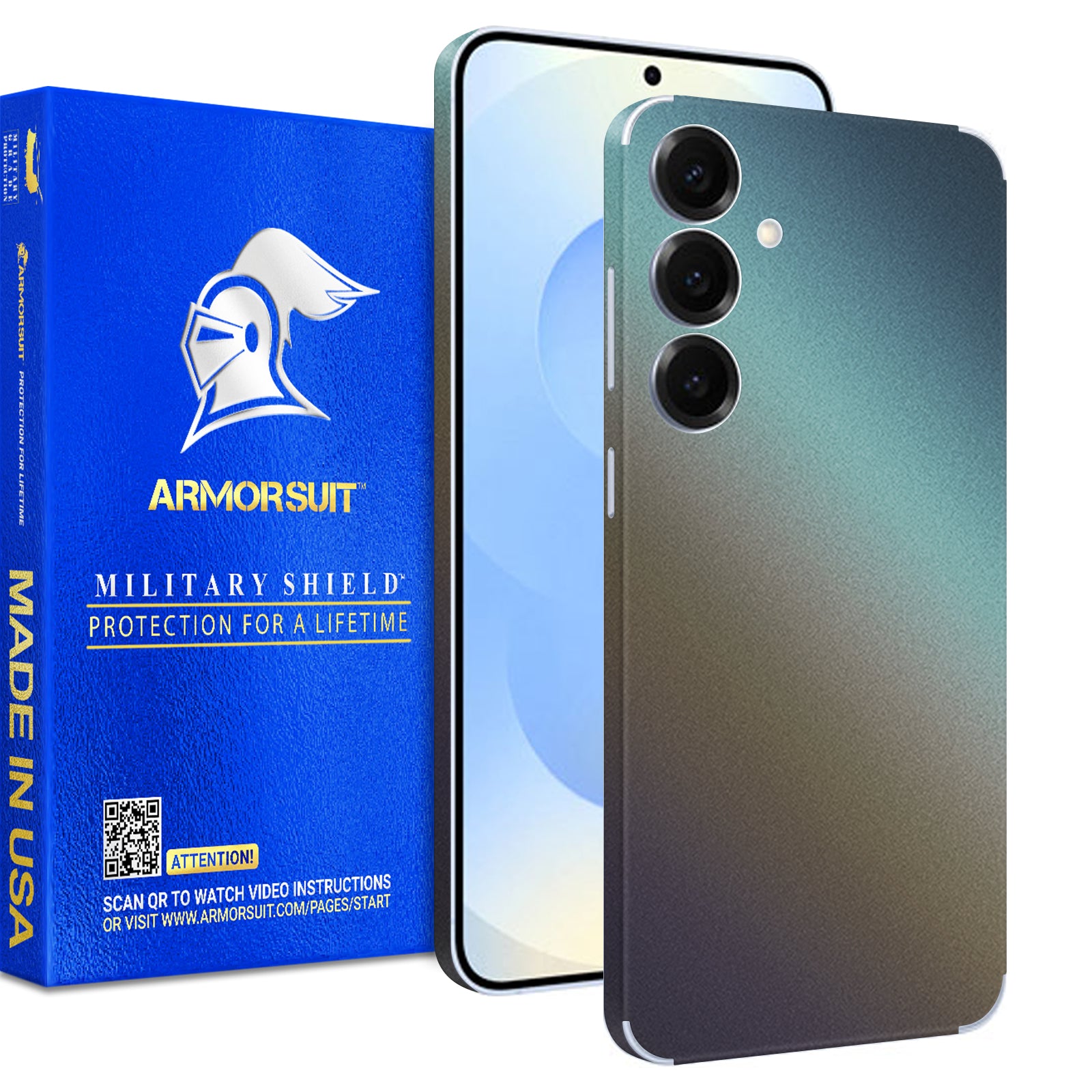 [2 Pack] Armorsuit MilitaryShield Vinyl Skin Wrap Film for Samsung Galaxy S25 Plus