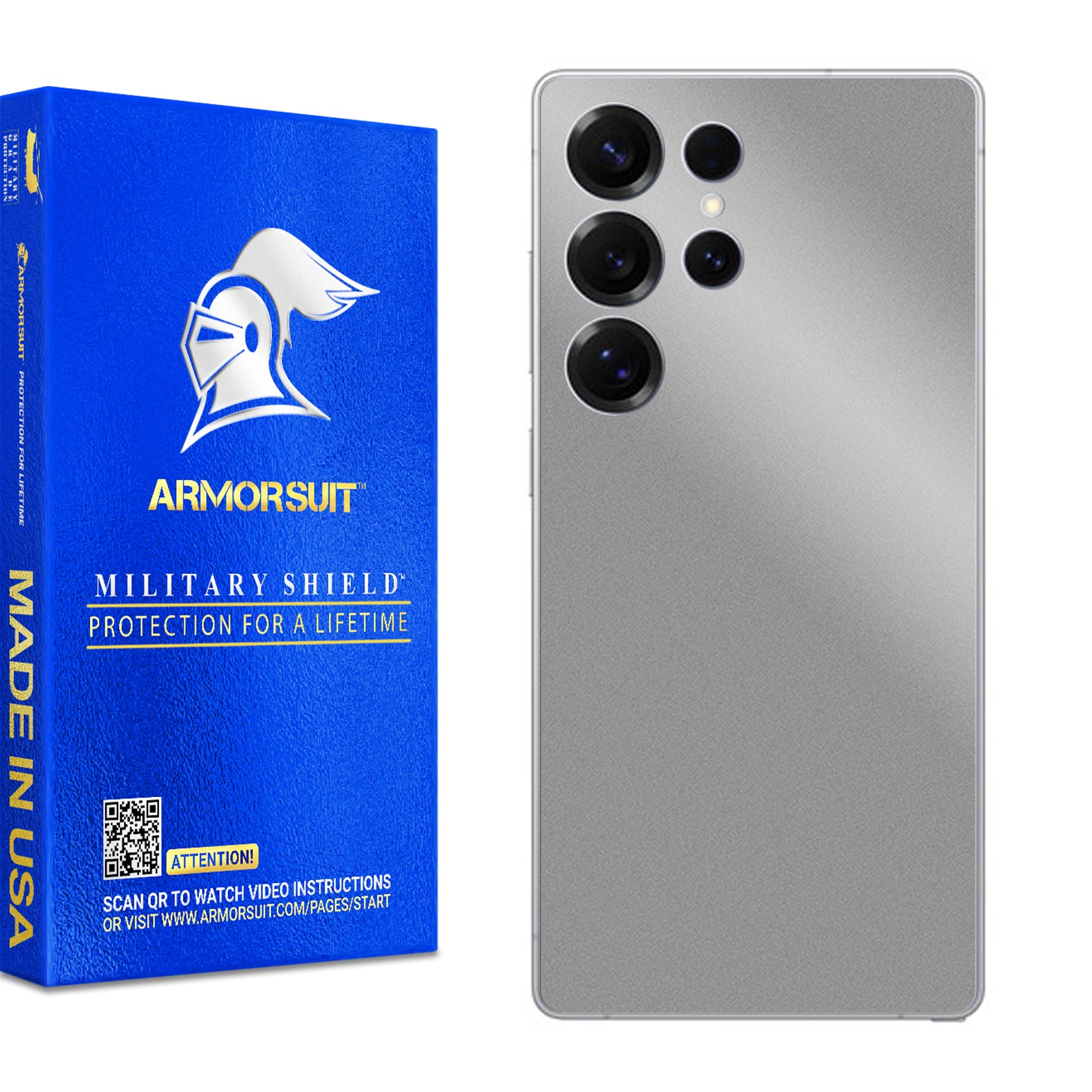 [2 Pack] Armorsuit MilitaryShield Vinyl Skin Wrap Film for Samsung Galaxy S25 Ultra