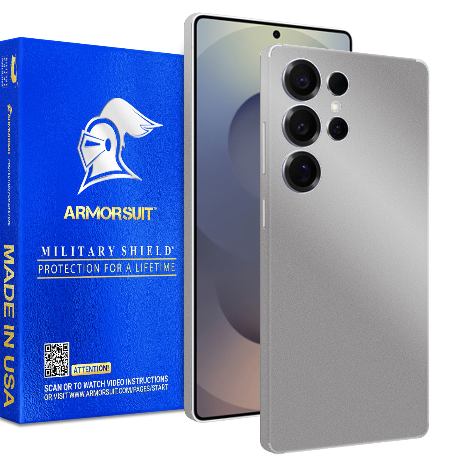 [2 Pack] Armorsuit MilitaryShield Vinyl Skin Wrap Film for Samsung Galaxy S25 Ultra