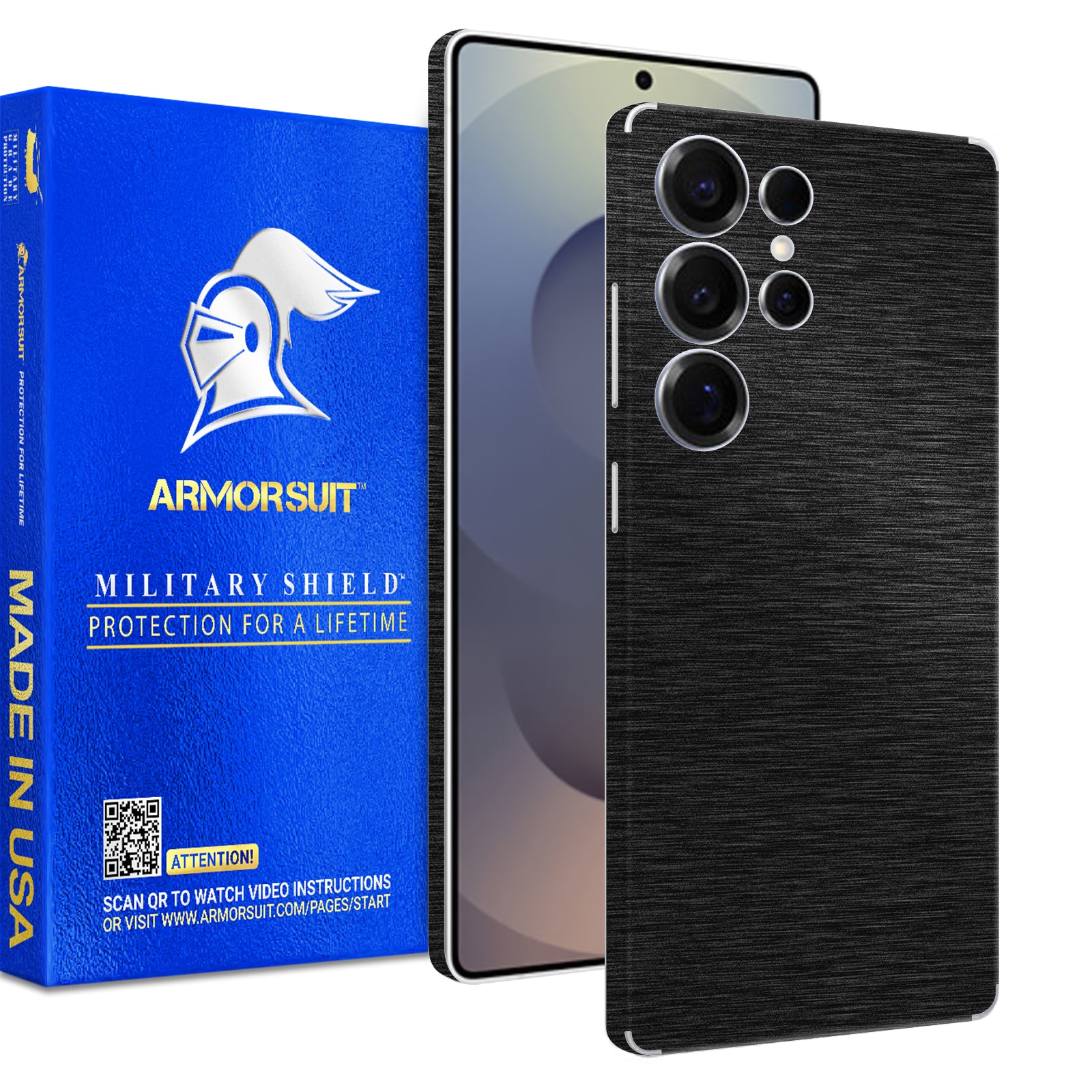 [2 Pack] Armorsuit MilitaryShield Vinyl Skin Wrap Film for Samsung Galaxy S25 Ultra