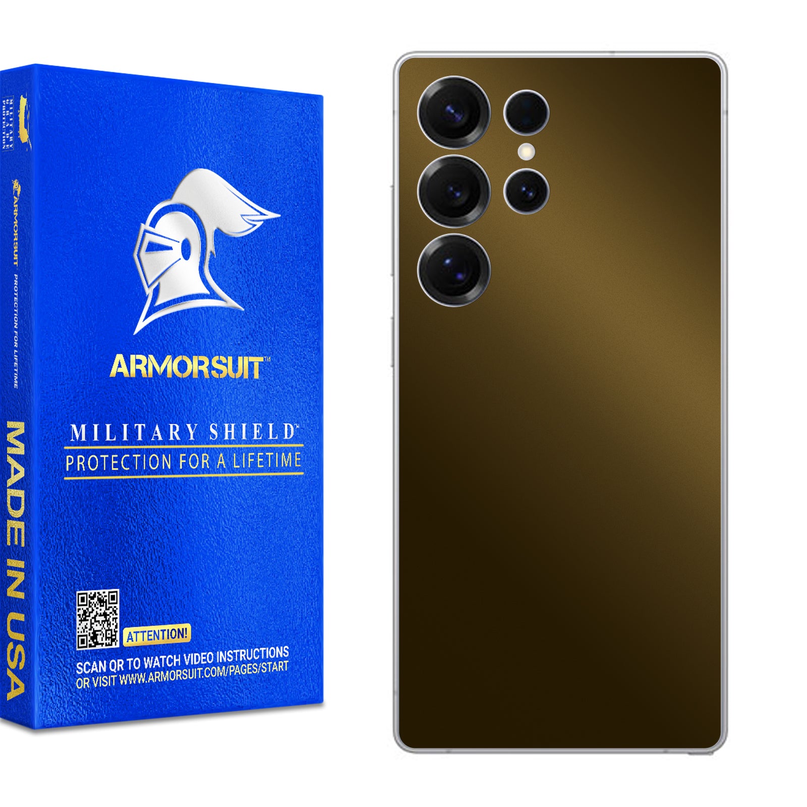 [2 Pack] Armorsuit MilitaryShield Vinyl Skin Wrap Film for Samsung Galaxy S25 Ultra