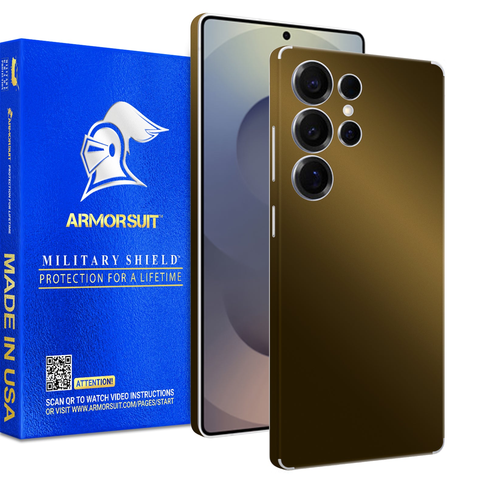 [2 Pack] Armorsuit MilitaryShield Vinyl Skin Wrap Film for Samsung Galaxy S25 Ultra