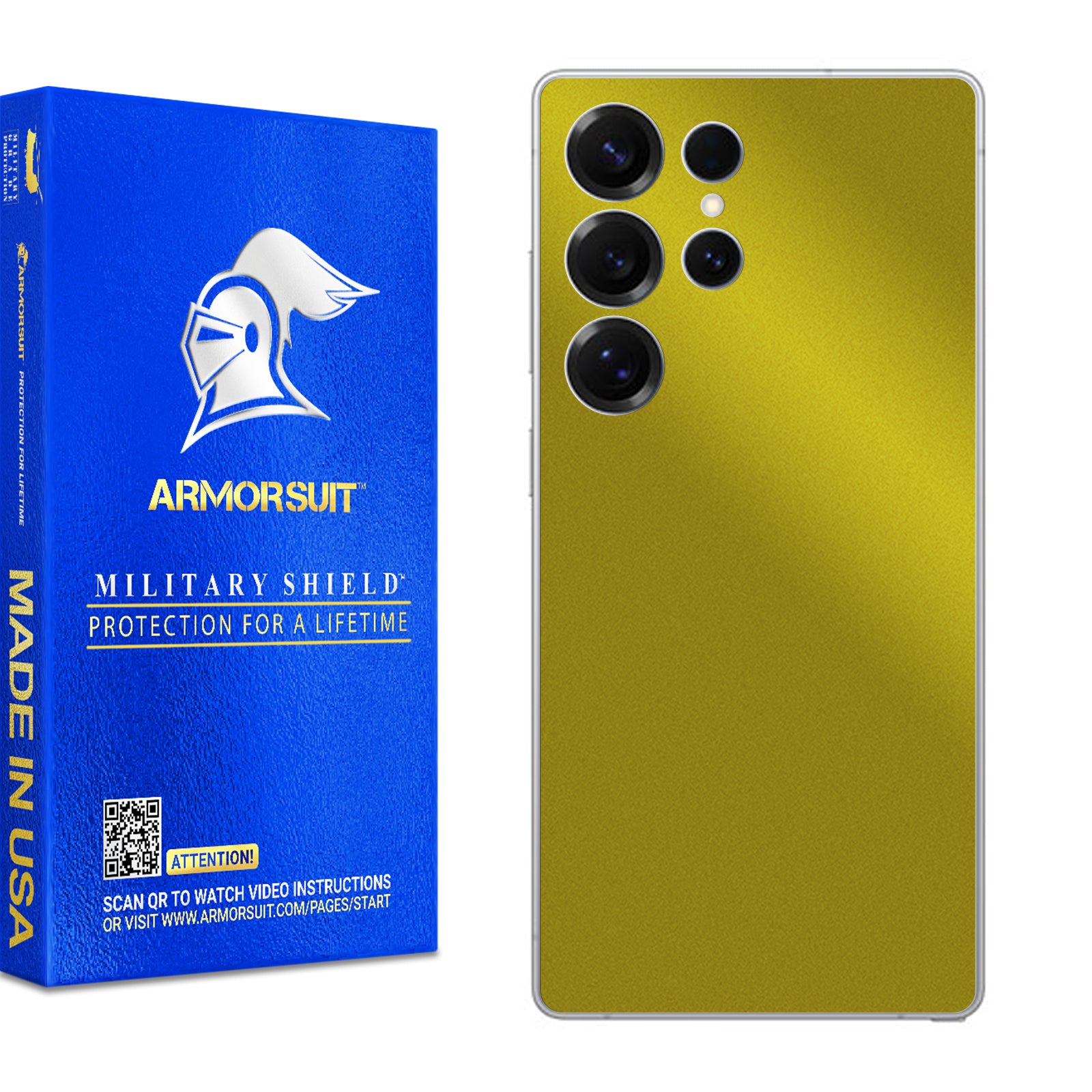 [2 Pack] Armorsuit MilitaryShield Vinyl Skin Wrap Film for Samsung Galaxy S25 Ultra