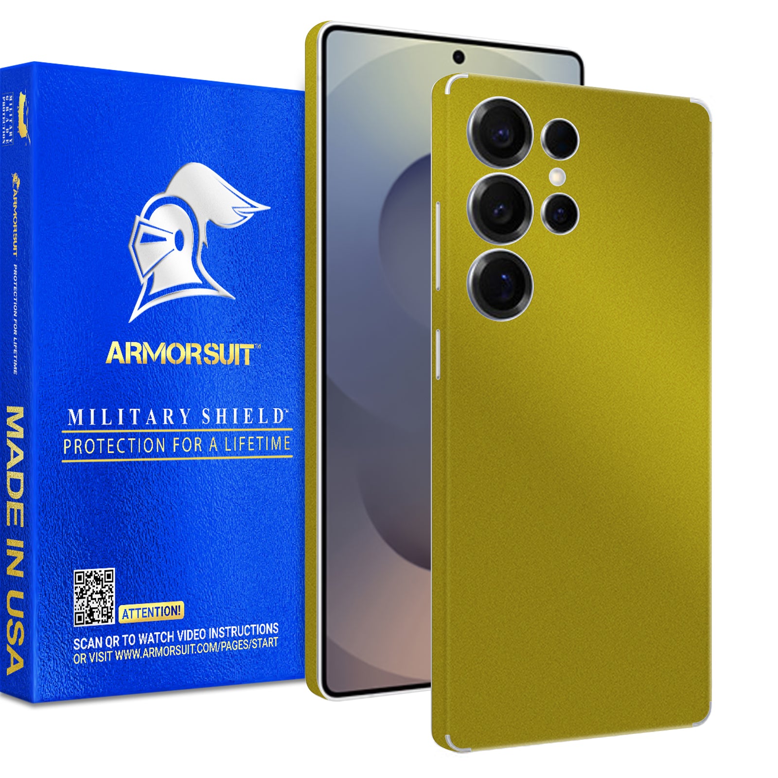 [2 Pack] Armorsuit MilitaryShield Vinyl Skin Wrap Film for Samsung Galaxy S25 Ultra