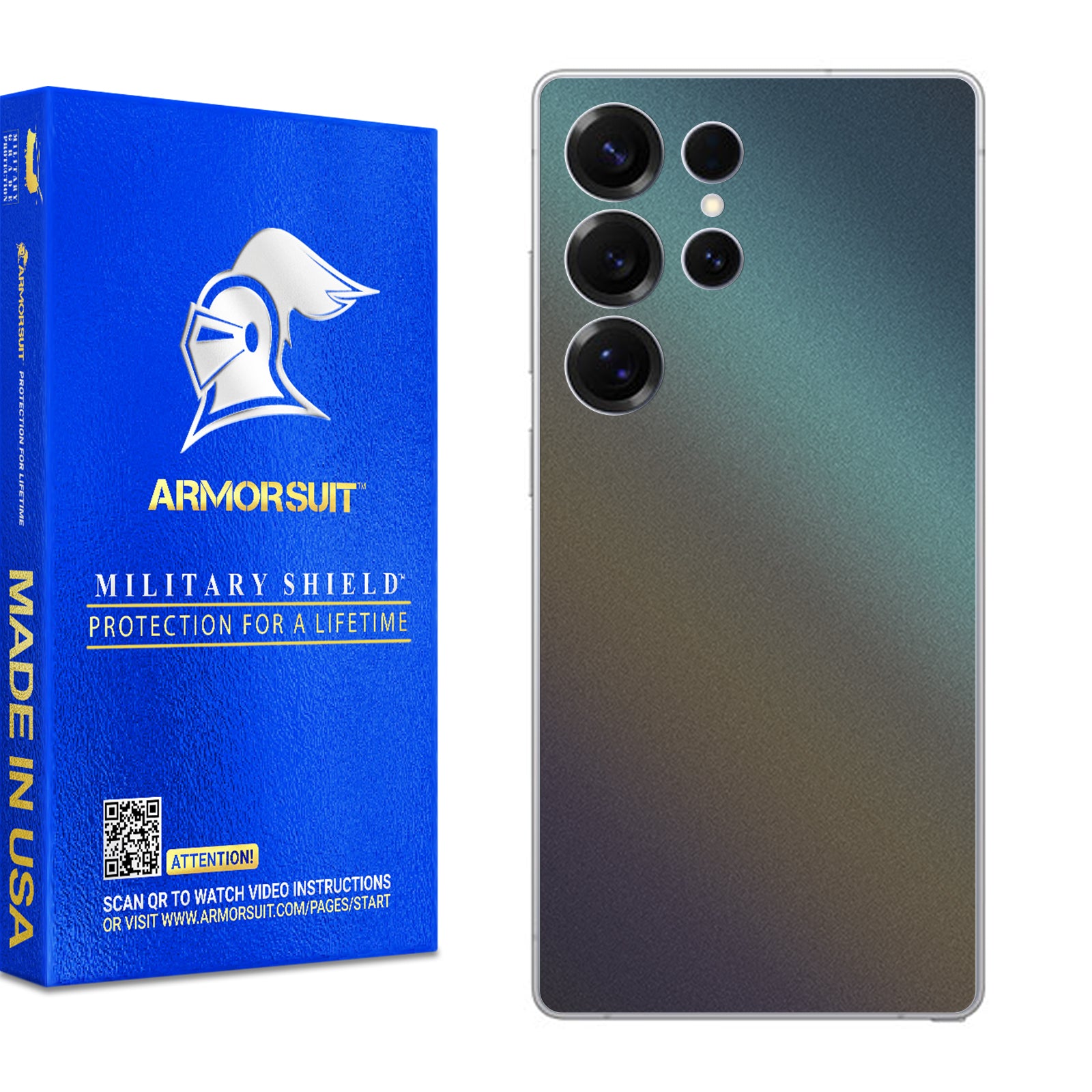 [2 Pack] Armorsuit MilitaryShield Vinyl Skin Wrap Film for Samsung Galaxy S25 Ultra