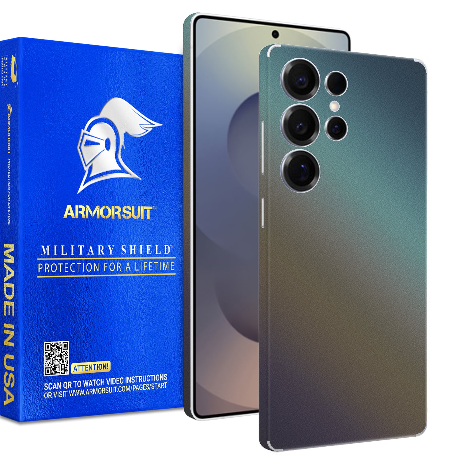 [2 Pack] Armorsuit MilitaryShield Vinyl Skin Wrap Film for Samsung Galaxy S25 Ultra