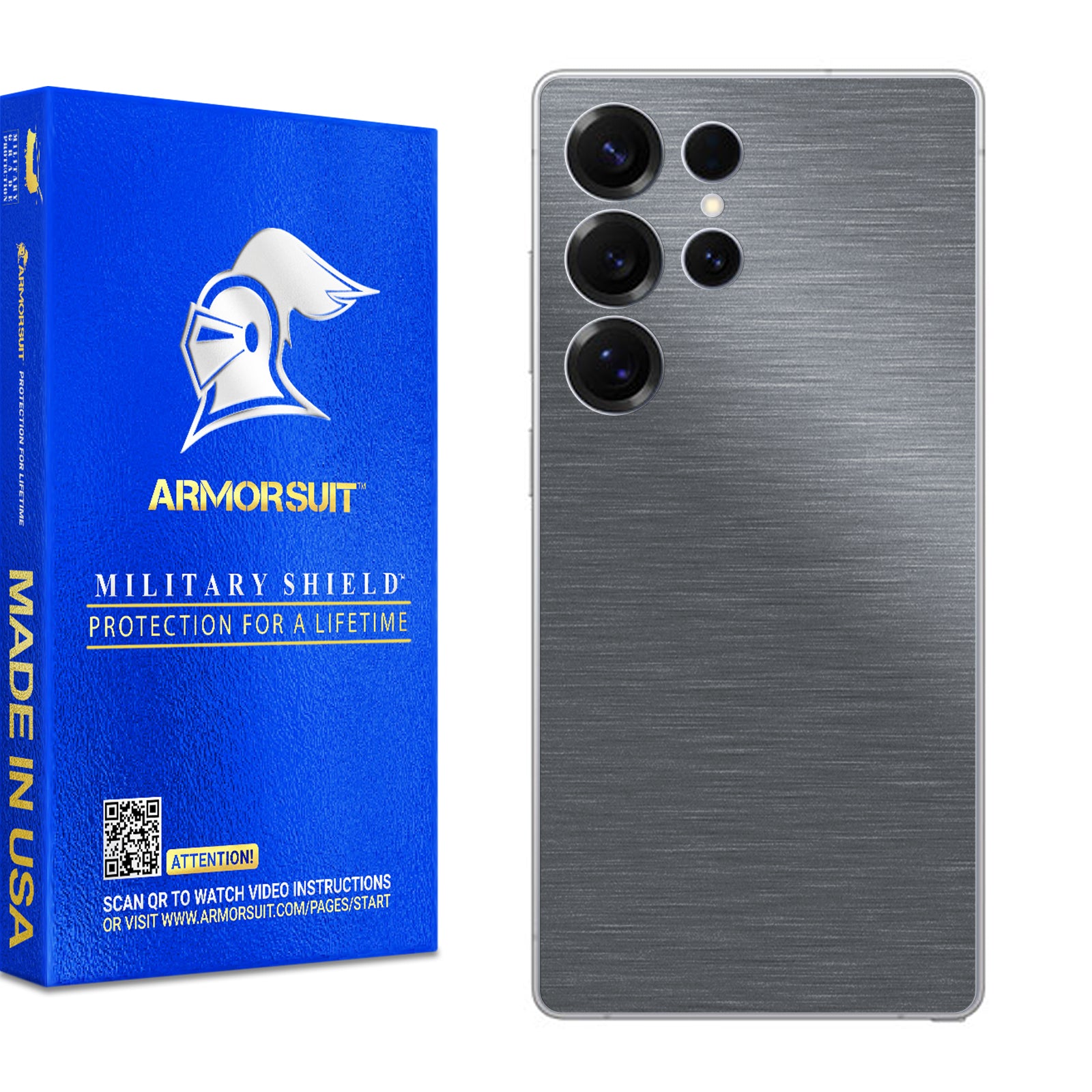 [2 Pack] Armorsuit MilitaryShield Vinyl Skin Wrap Film for Samsung Galaxy S25 Ultra
