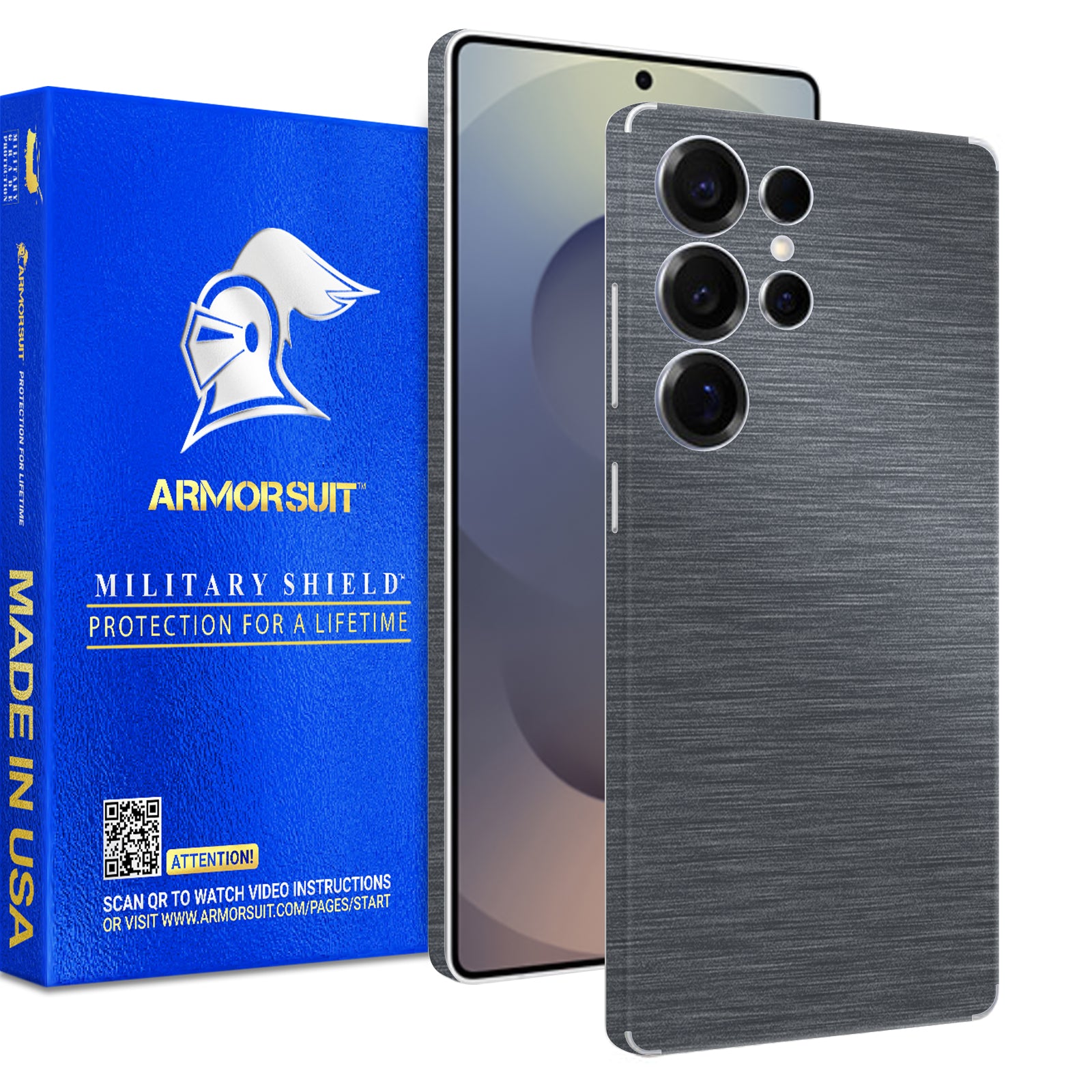 [2 Pack] Armorsuit MilitaryShield Vinyl Skin Wrap Film for Samsung Galaxy S25 Ultra