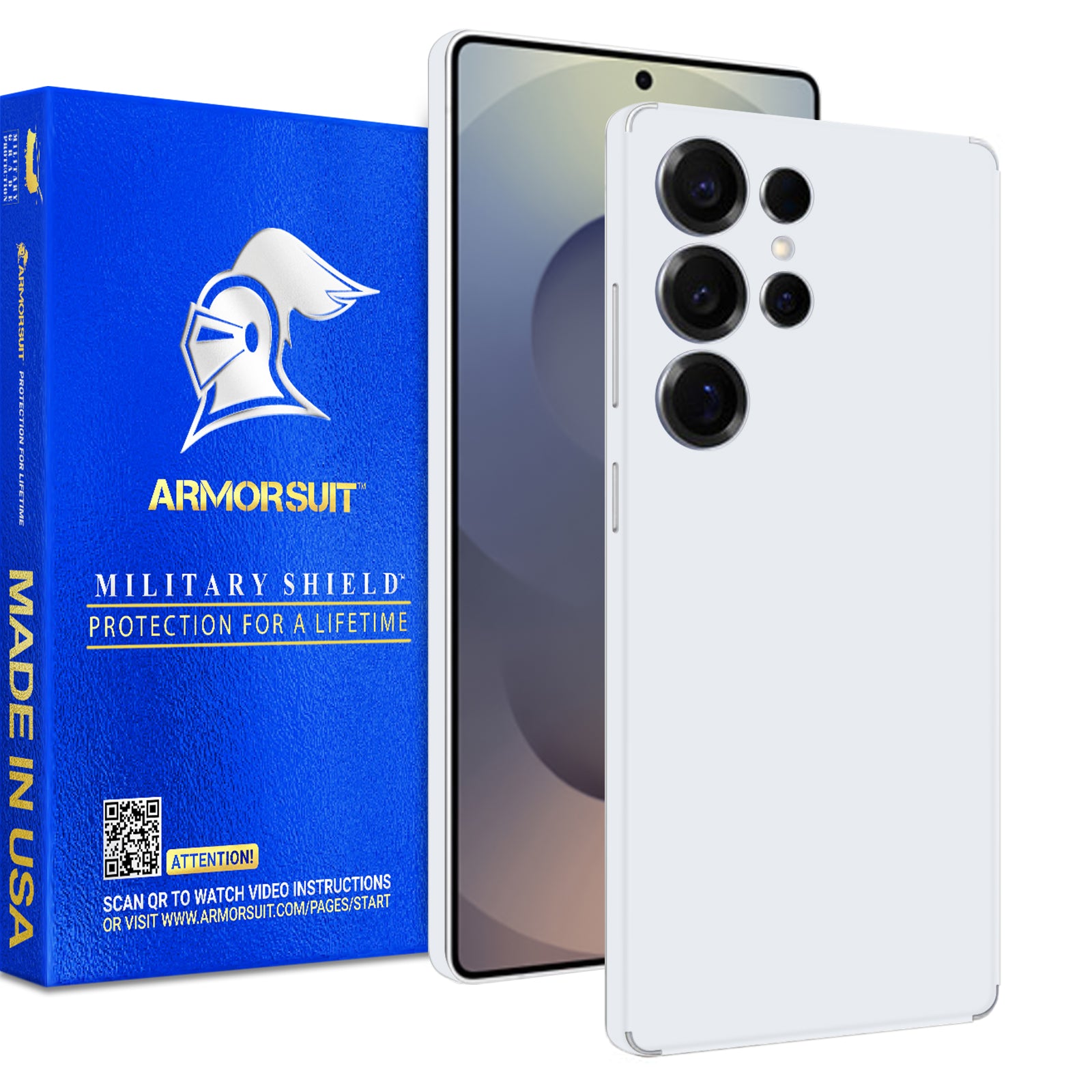 [2 Pack] Armorsuit MilitaryShield Vinyl Skin Wrap Film for Samsung Galaxy S25 Ultra