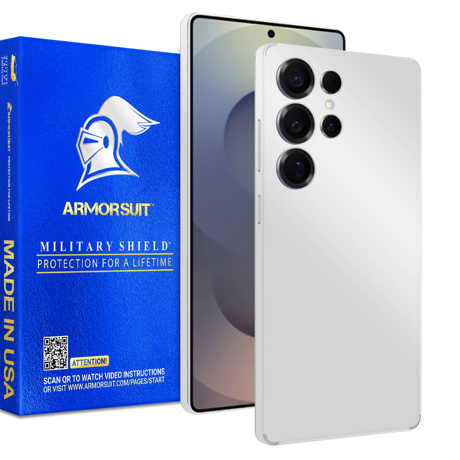 [2 Pack] Armorsuit MilitaryShield Vinyl Skin Wrap Film for Samsung Galaxy S25 Ultra