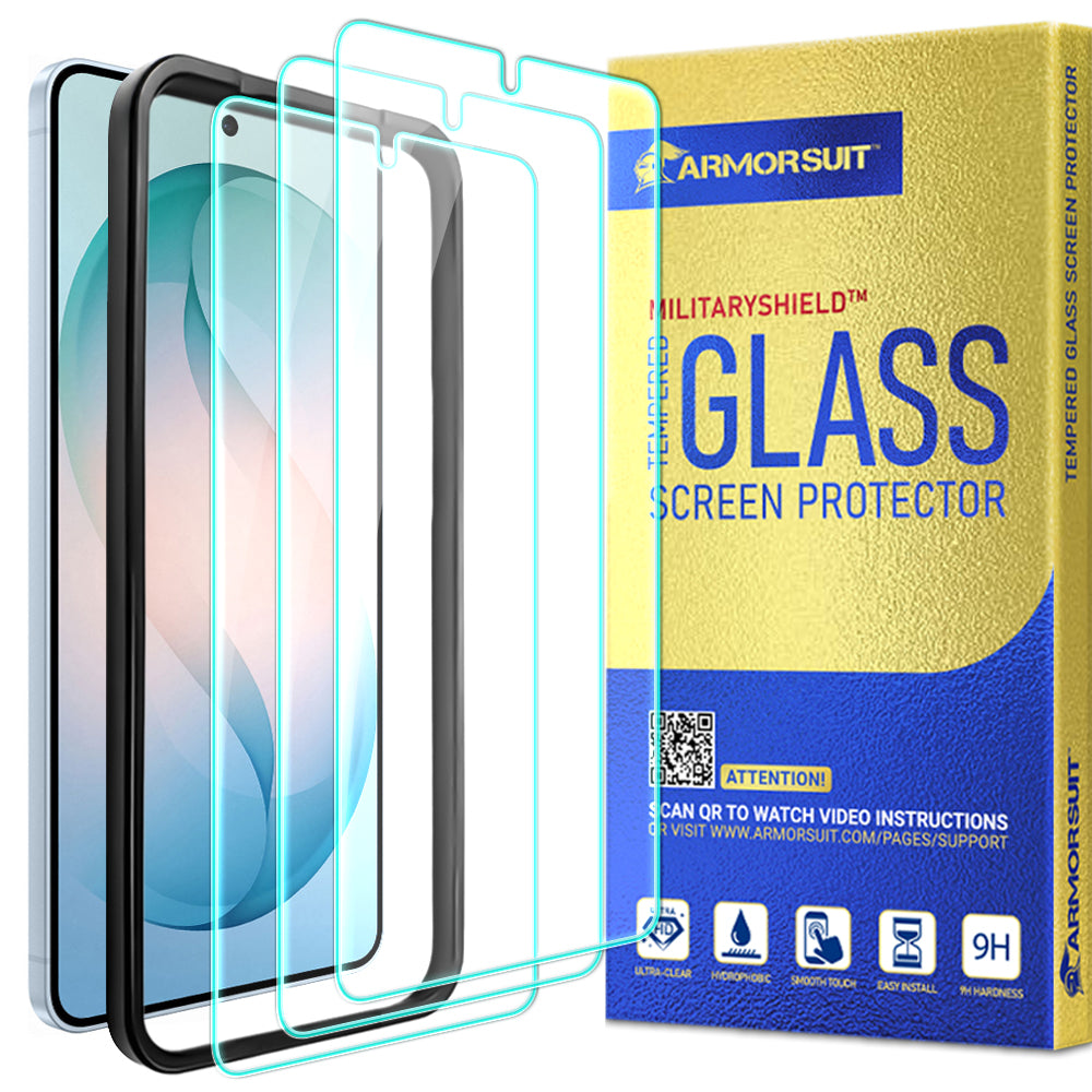 [3 Pack] ArmorSuit for Samsung Galaxy S26 Tempered Glass Protector (w/ Alignment Tool)