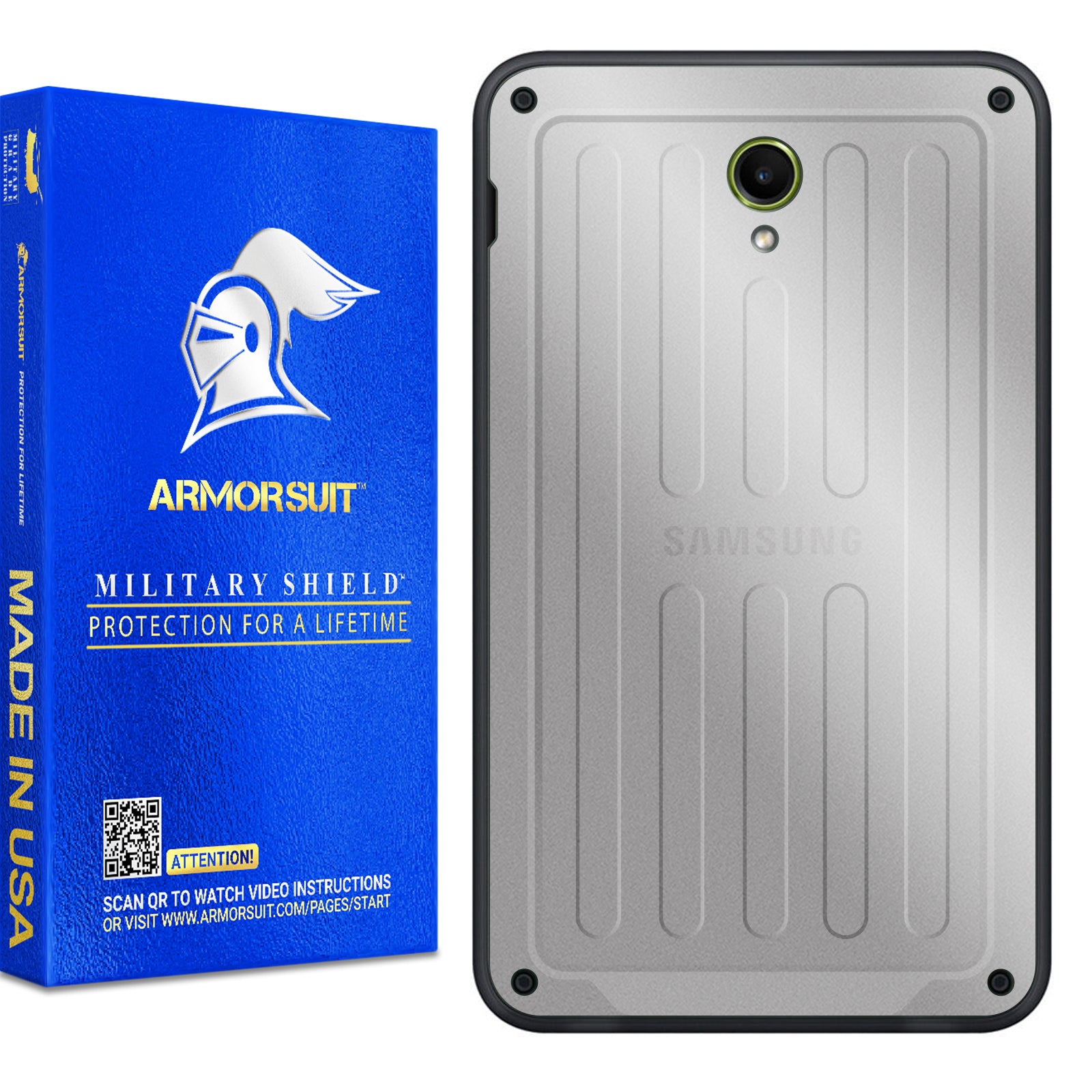 [2 Pack] Armorsuit MilitaryShield Vinyl Skin Wrap for Samsung Galaxy Tab Active 5 5G (2024)