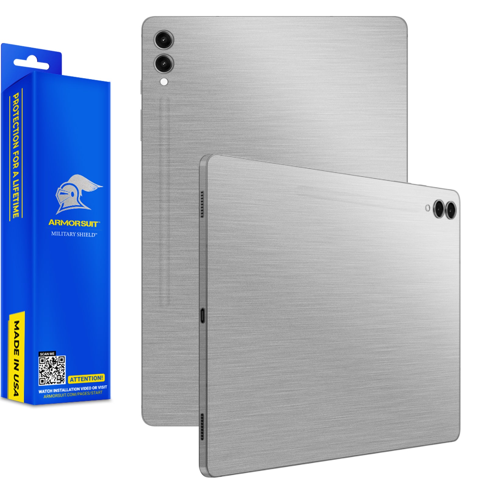 [2 pack] Armorsuit MilitaryShield Vinyl Skin Wrap Designed for Samsung Galaxy Tab S10 +