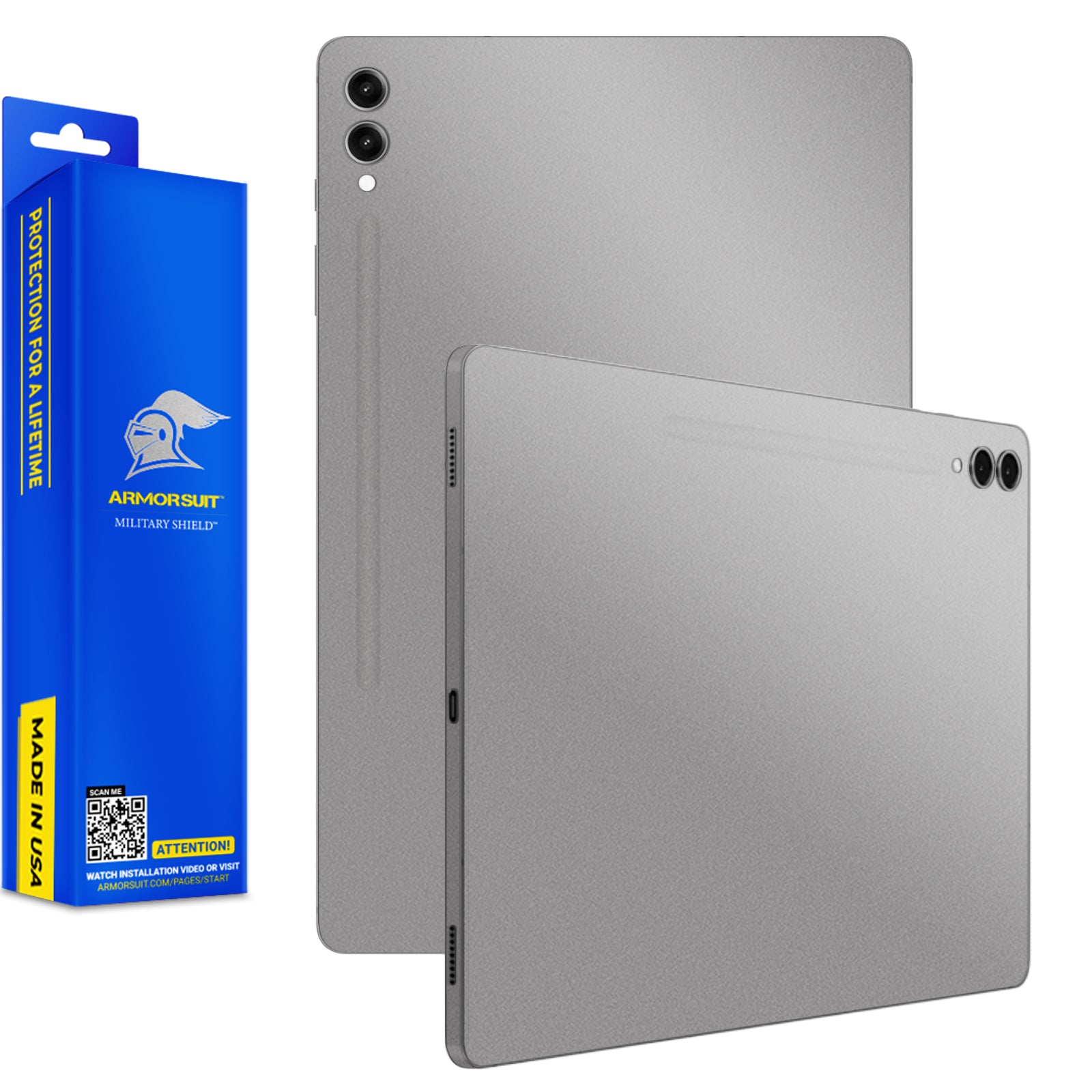[2 pack] Armorsuit MilitaryShield Vinyl Skin Wrap Designed for Samsung Galaxy Tab S10 +